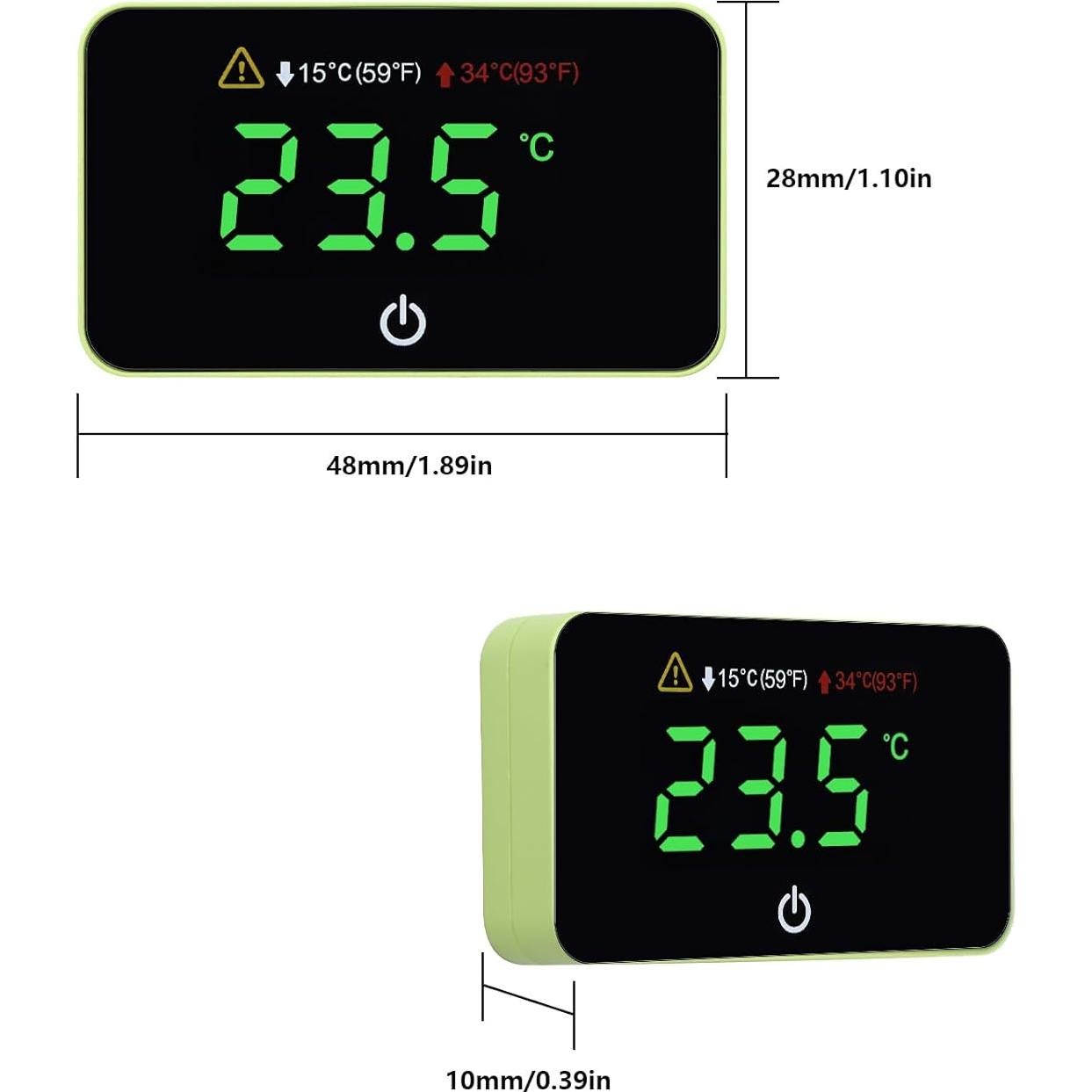 Termómetro Digital Mini AquaSense para Acuario - Pantalla LED