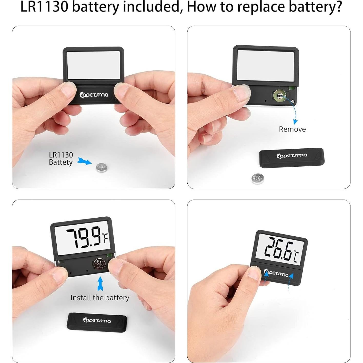 Termómetro Digital para Acuario Capetsma CA-03C LCD 16.5cm