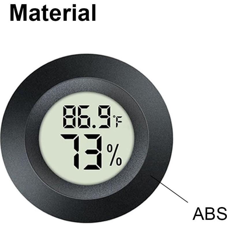 Paquete de 2 Higrómetros Termómetros Digitales JEDEW 45mm