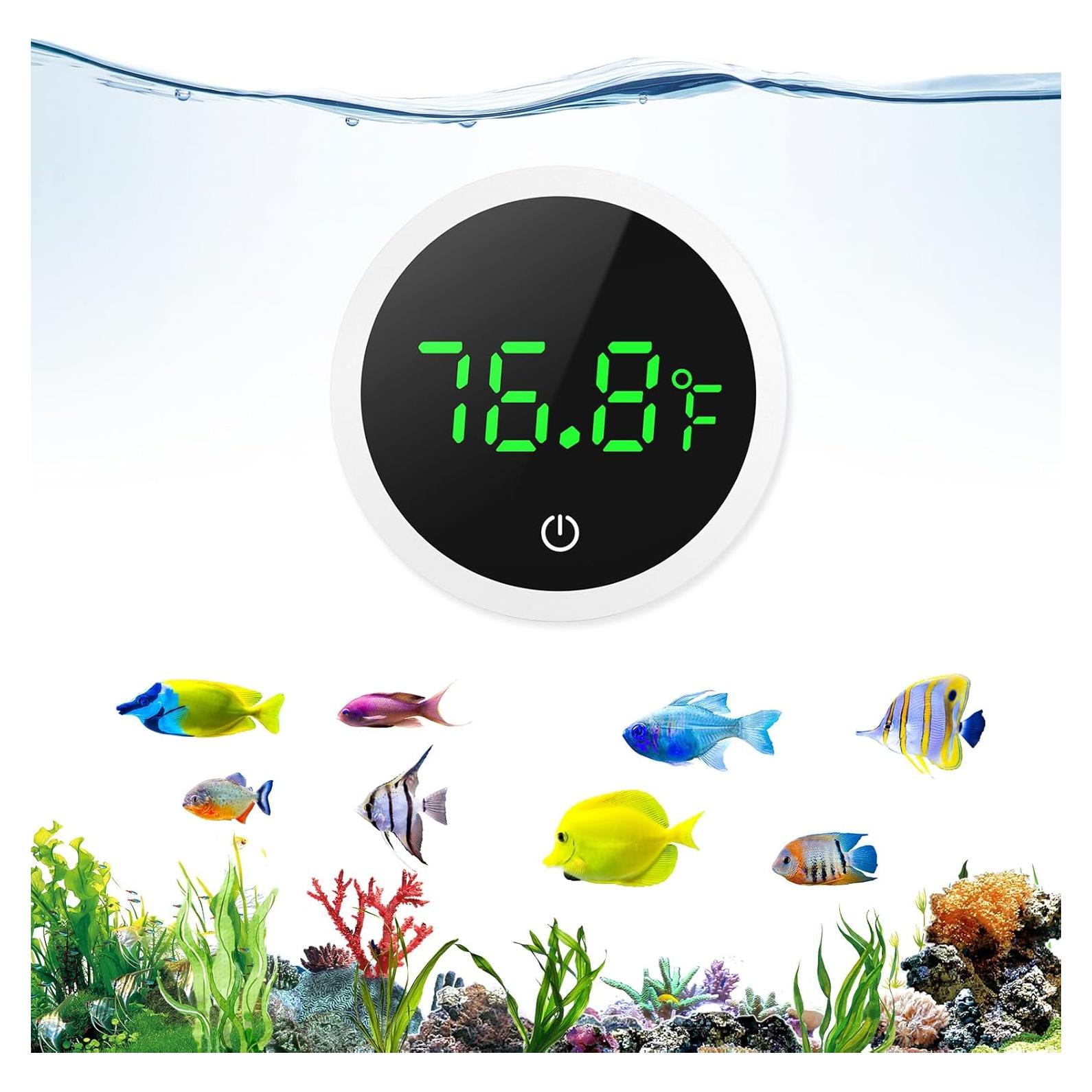 Termómetro Digital de Acuario Ankilo con Pantalla LED HD