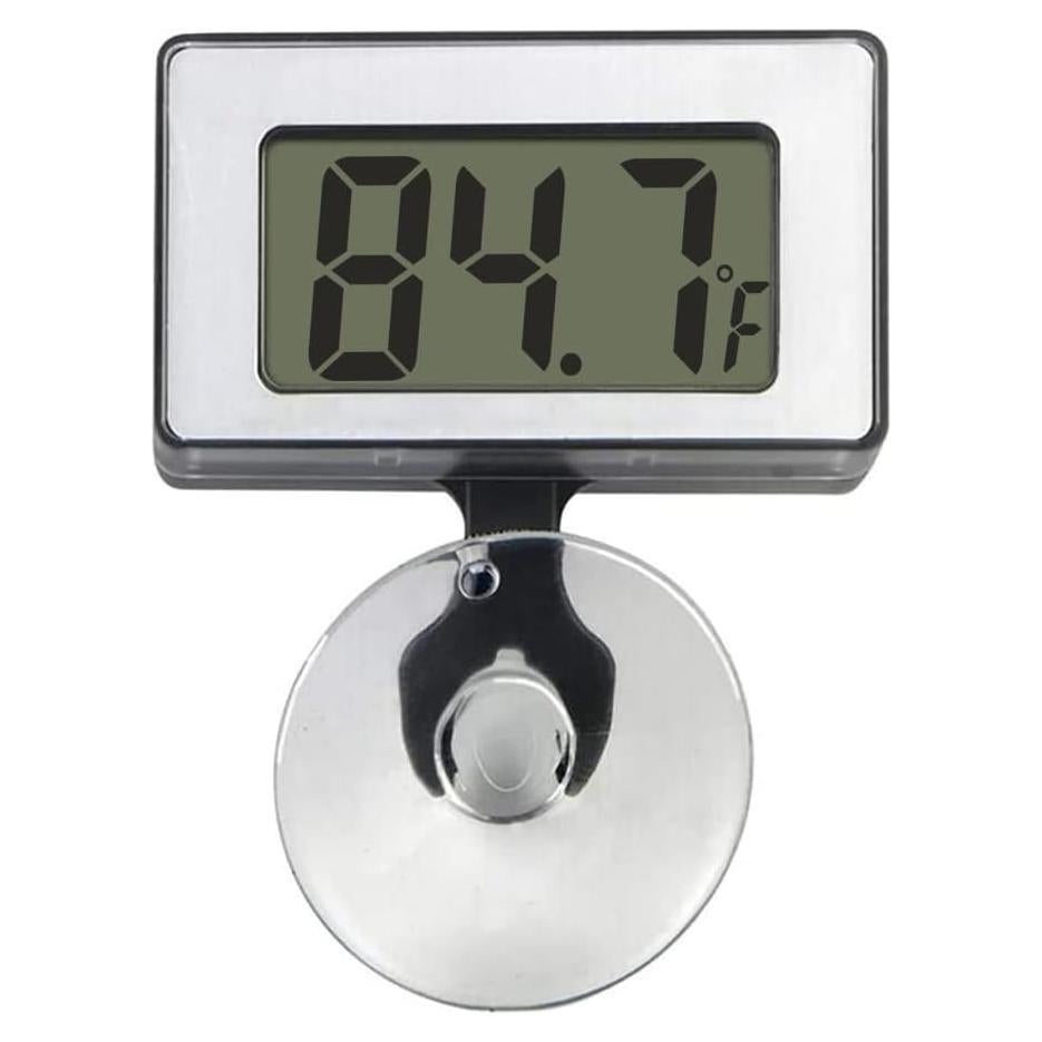 Termómetro Digital de Acuario Poly con Pantalla LCD Grande