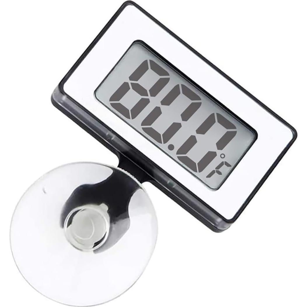 Termómetro Digital de Acuario Poly con Pantalla LCD Grande
