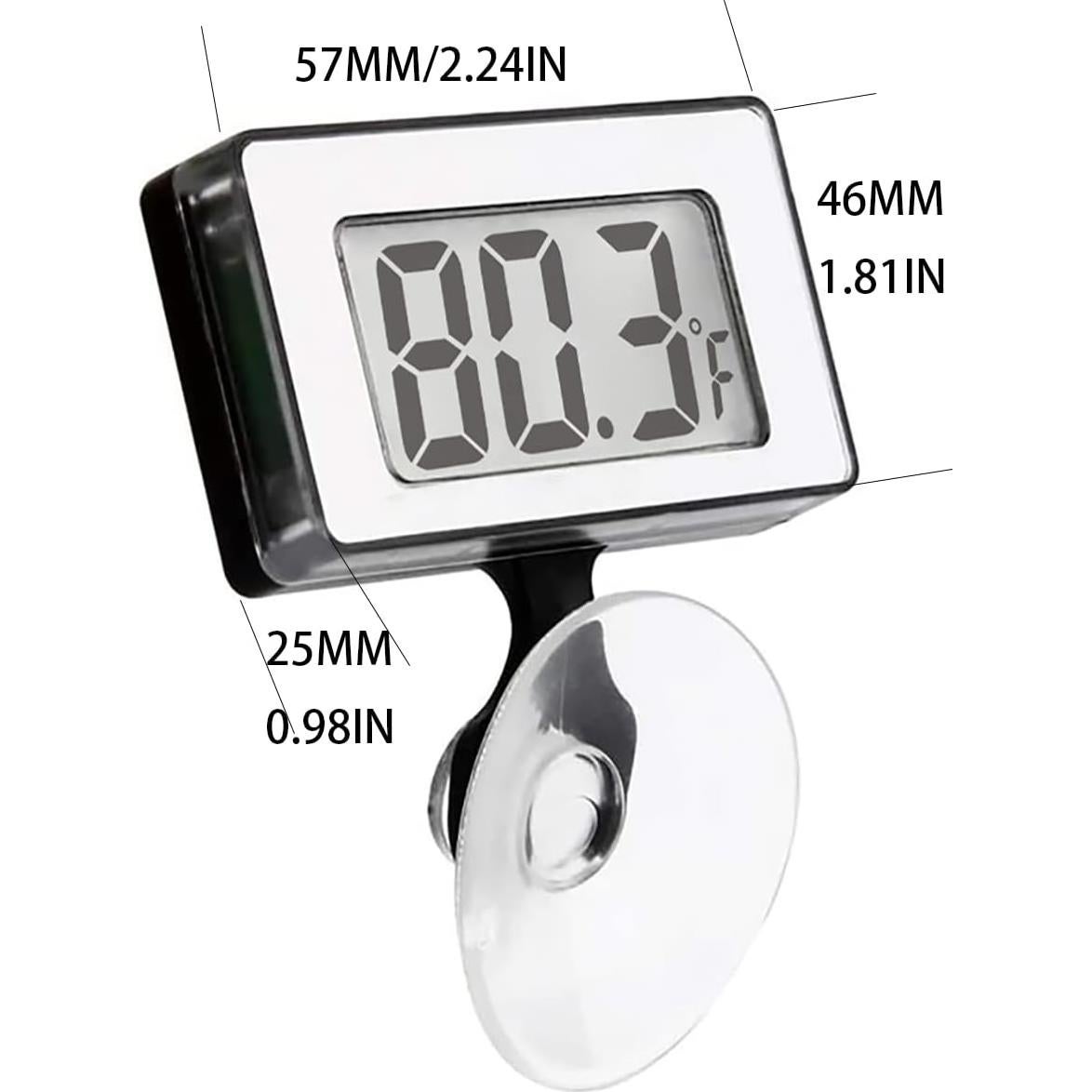 Termómetro Digital de Acuario Poly con Pantalla LCD Grande