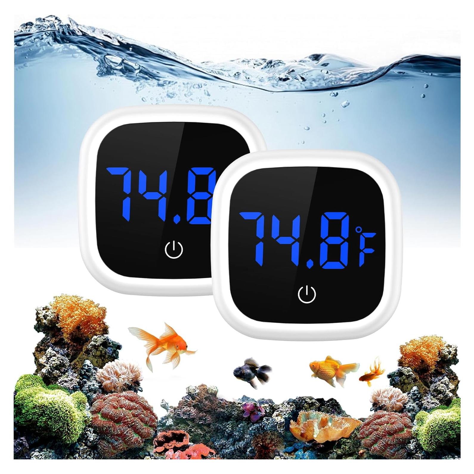 Termómetro Digital para Acuario ORIA - 2 PCS, Alta Precisión