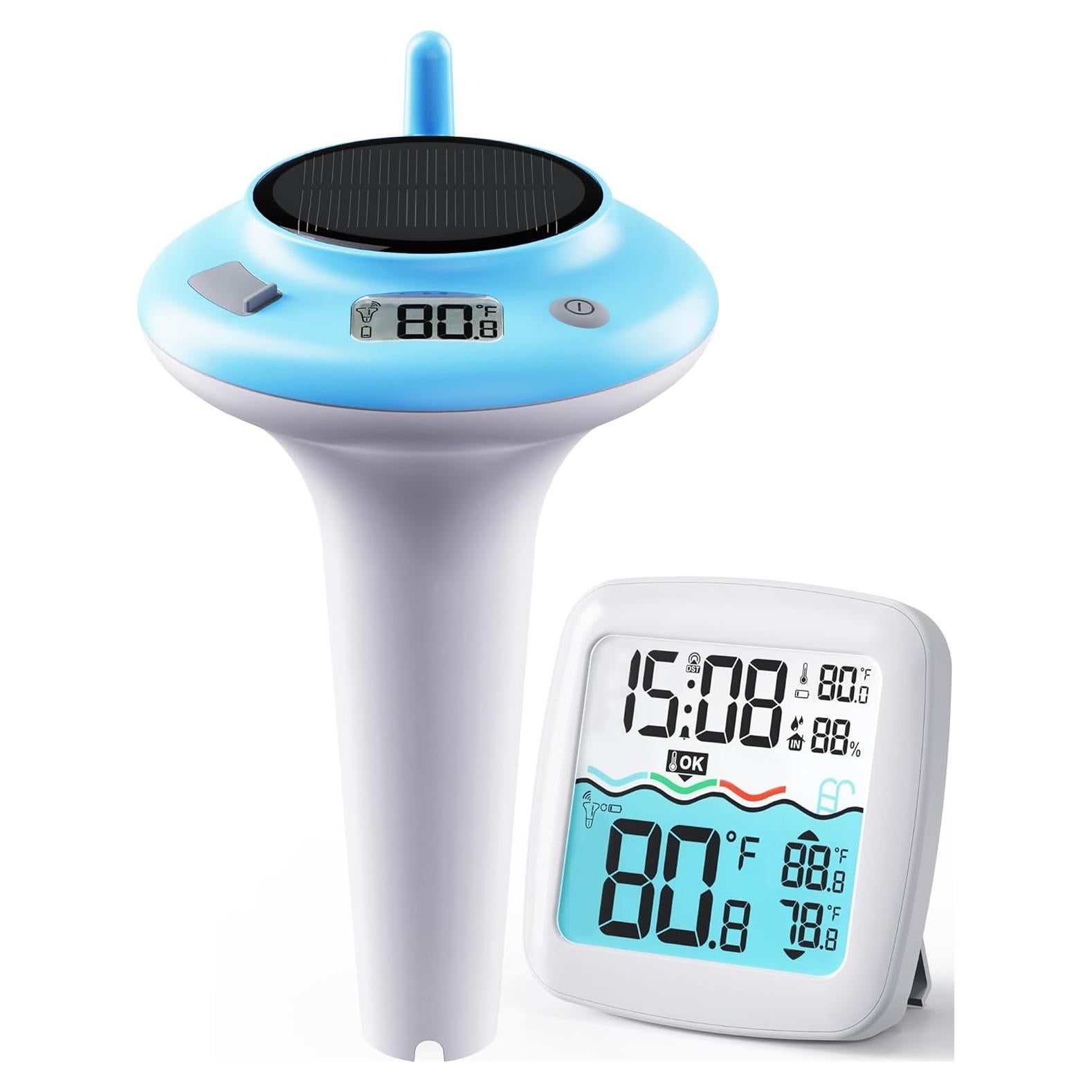 Termómetro Solar Flotante Digital NoWoW IPX8 para Piscina