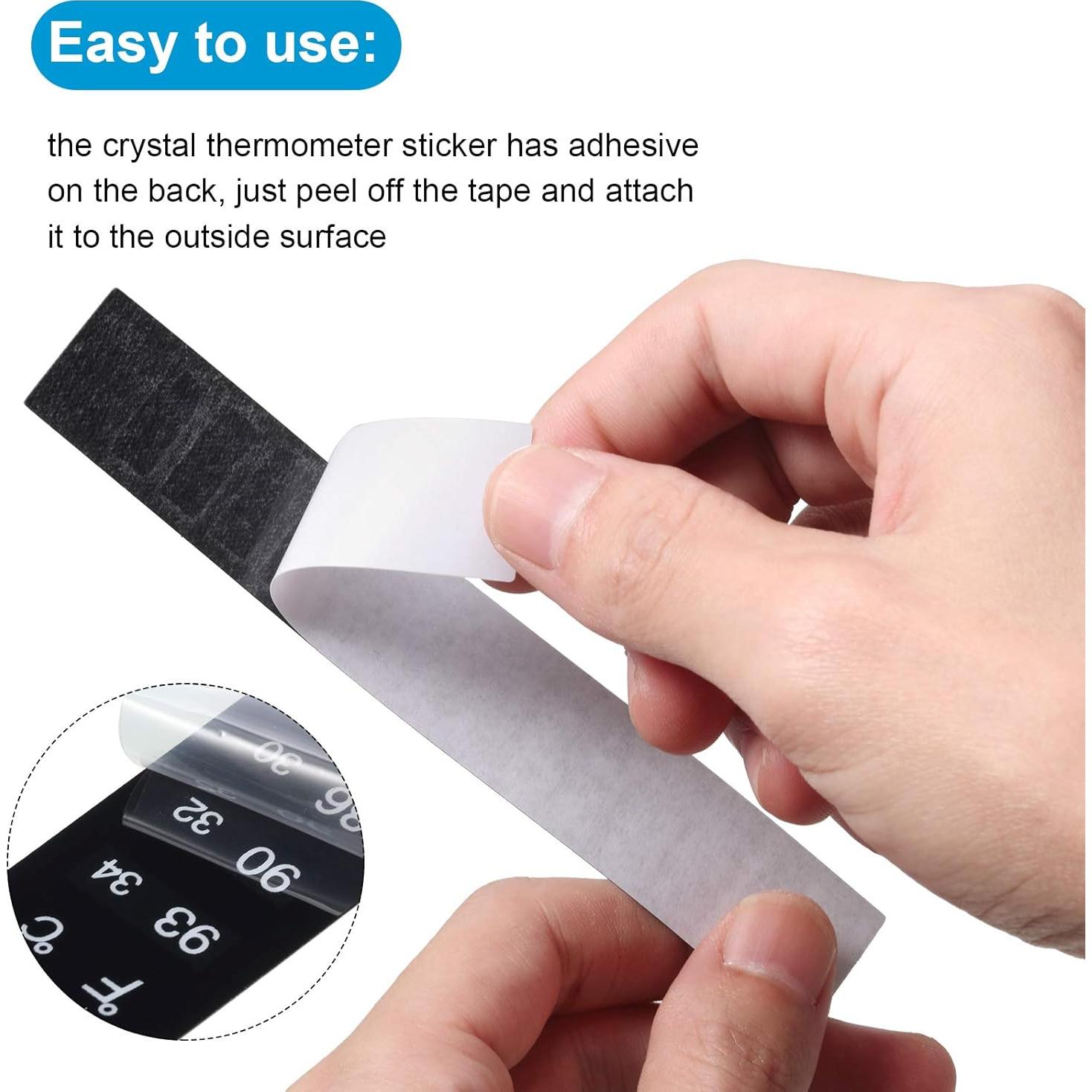 Zonon 24 Tiras Termómetro Adhesivo para Fermentación 8-34 °C