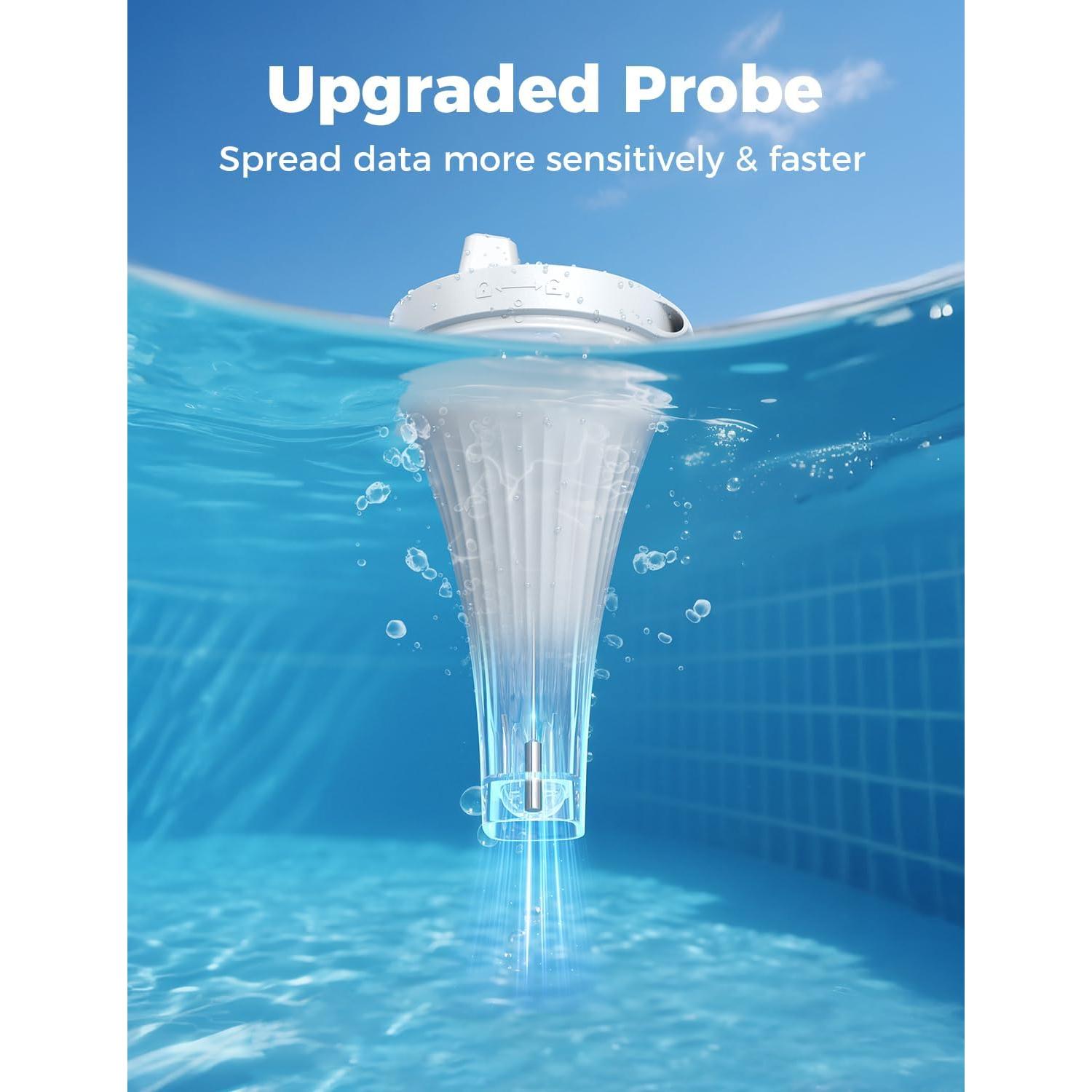 Termómetro Digital de Piscina LIORQUE Flotante IPX8 Preciso