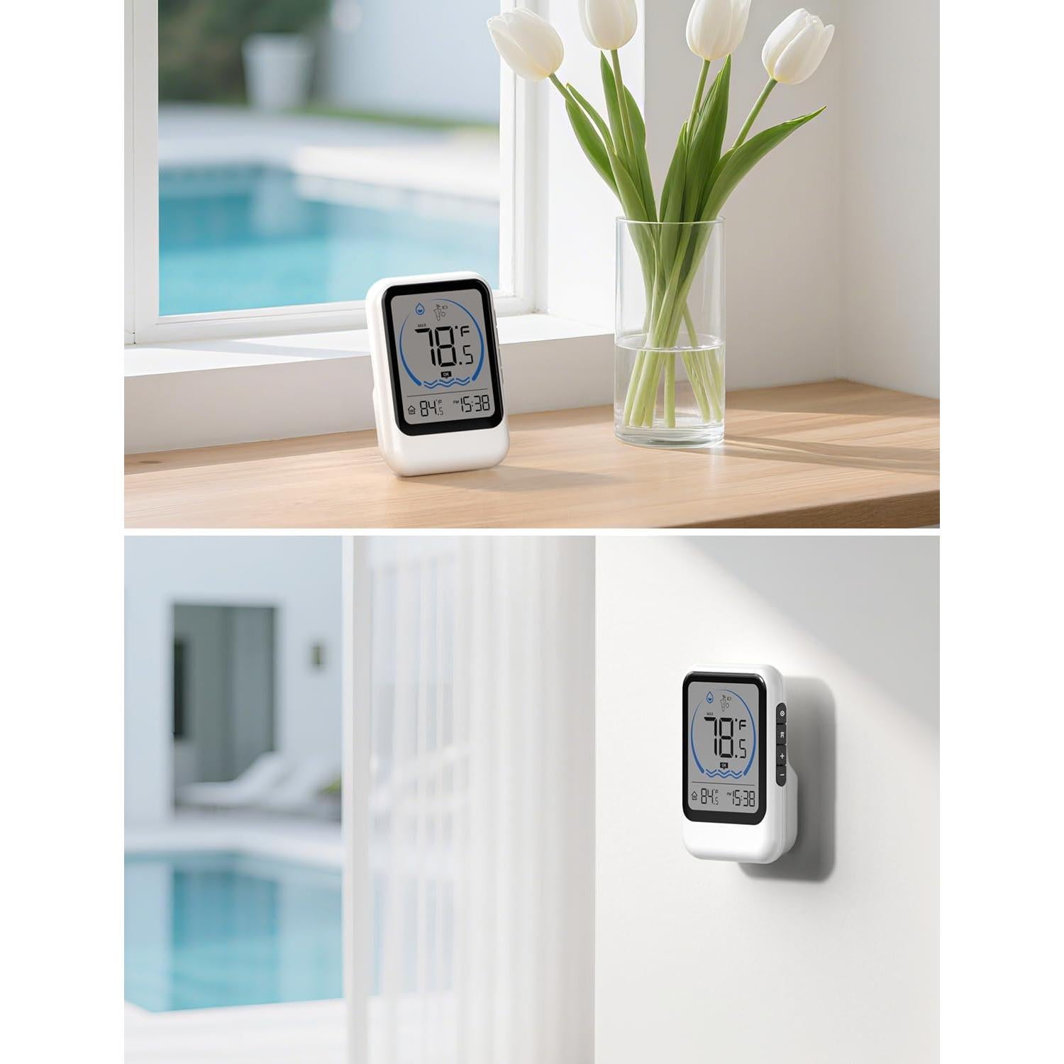 Termómetro Digital de Piscina LIORQUE Flotante IPX8 Preciso