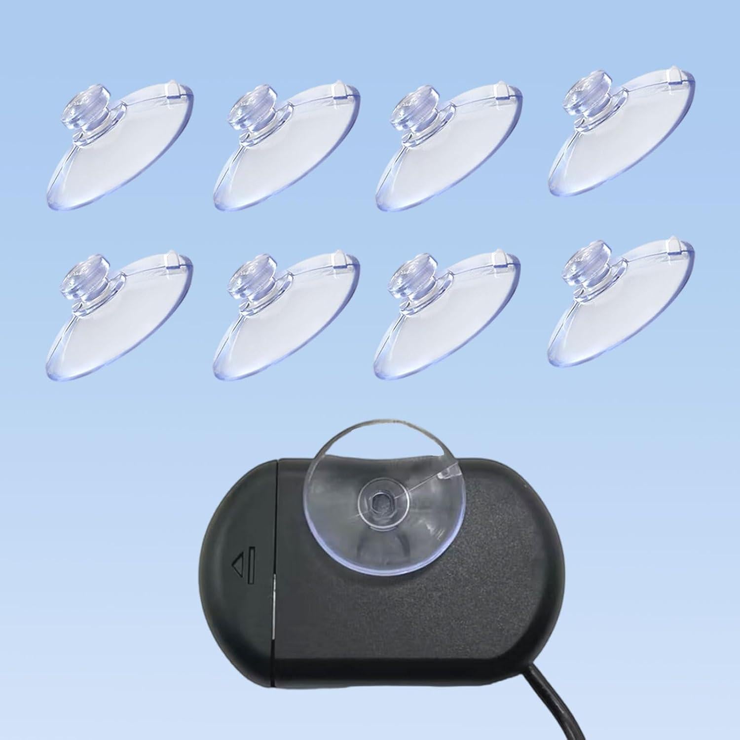 Paquete de 8 Ventosas de Reemplazo para Termómetro de Acuario