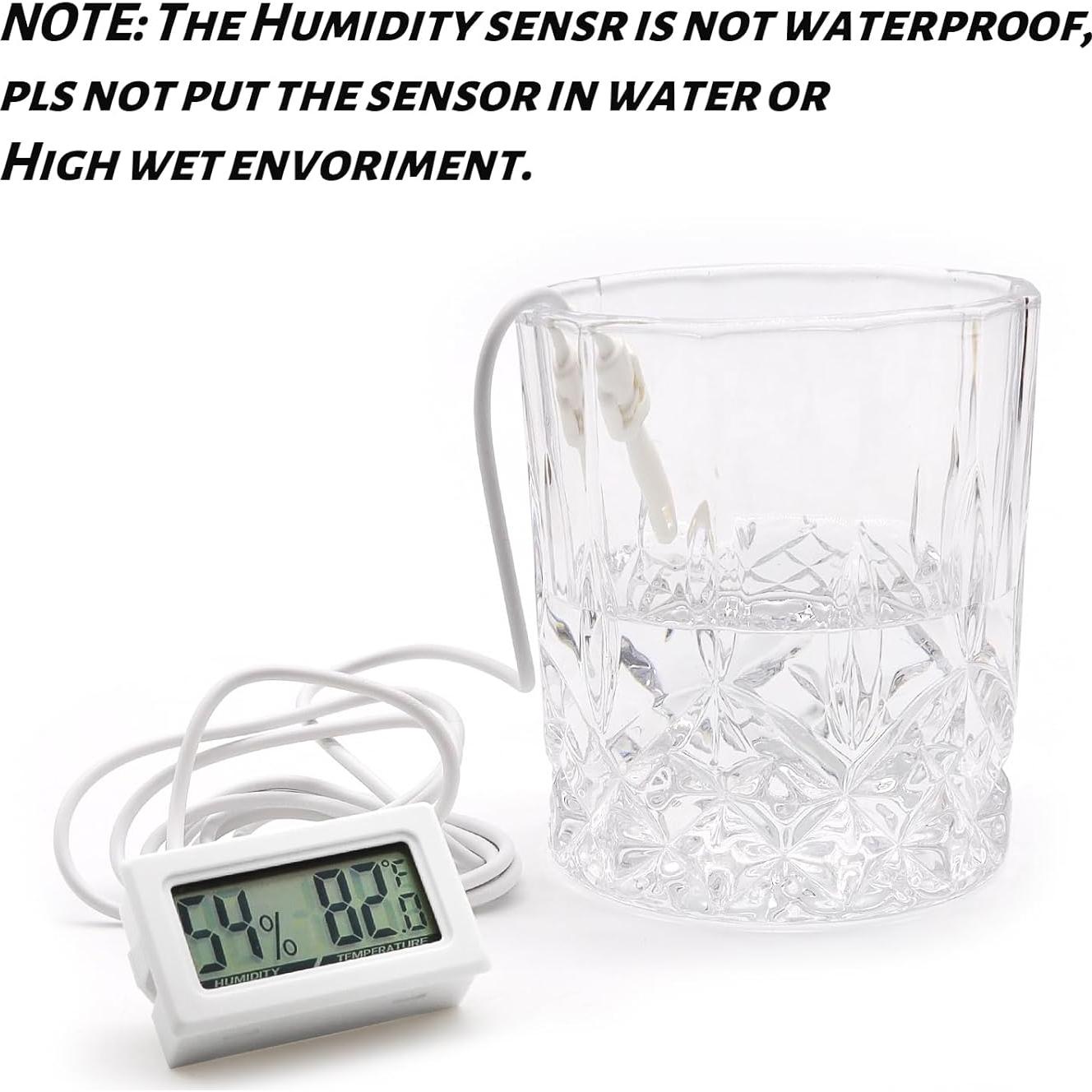 Termómetro Digital Higrómetro Poly para Reptiles 2 en 1