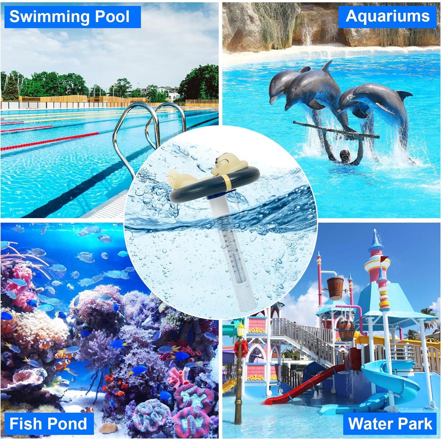 Termómetro Flotante de Piscina Prasburr Oso Polar 19.1cm