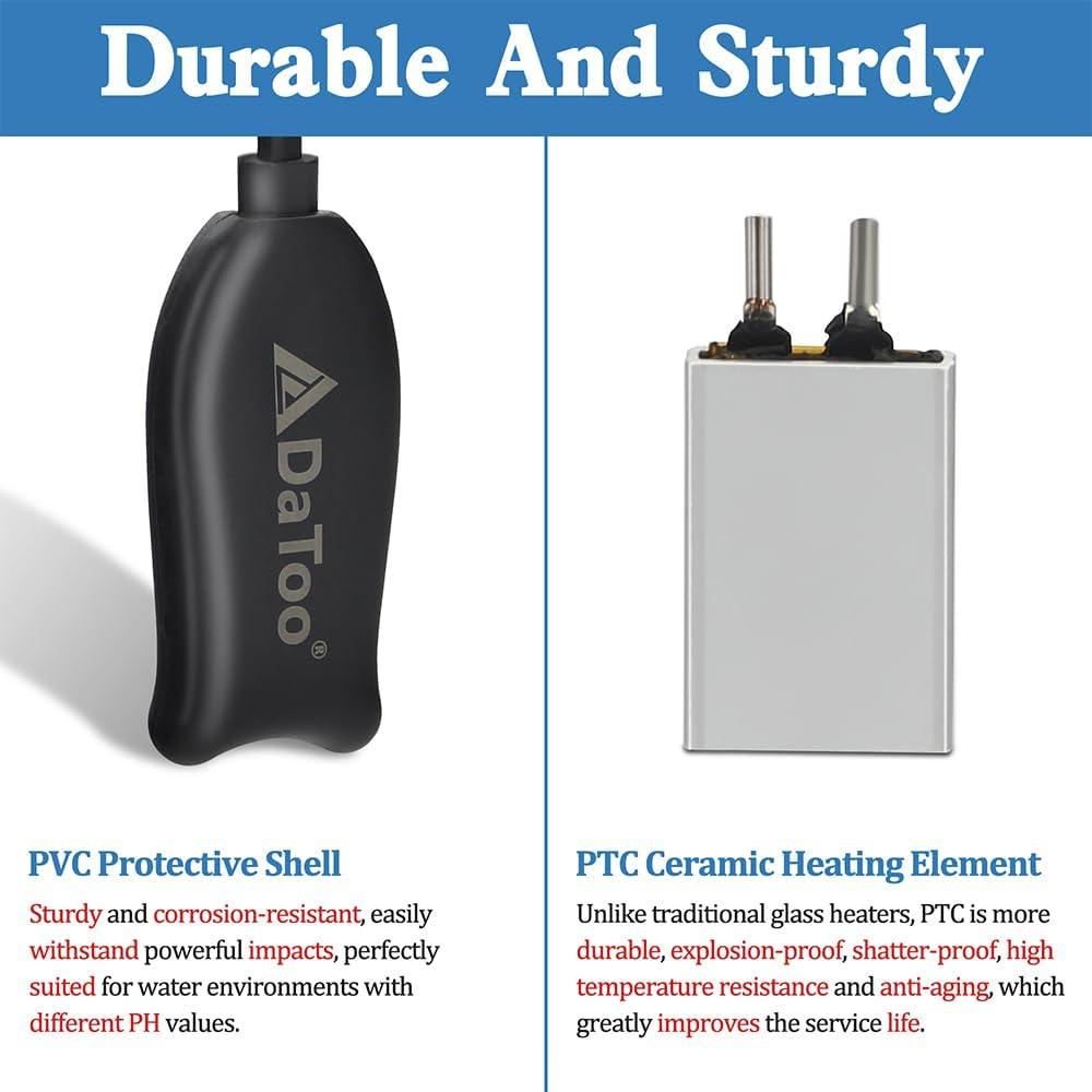 Calentador de Acuario Mini DaToo 6W para Tanques de 7.57L