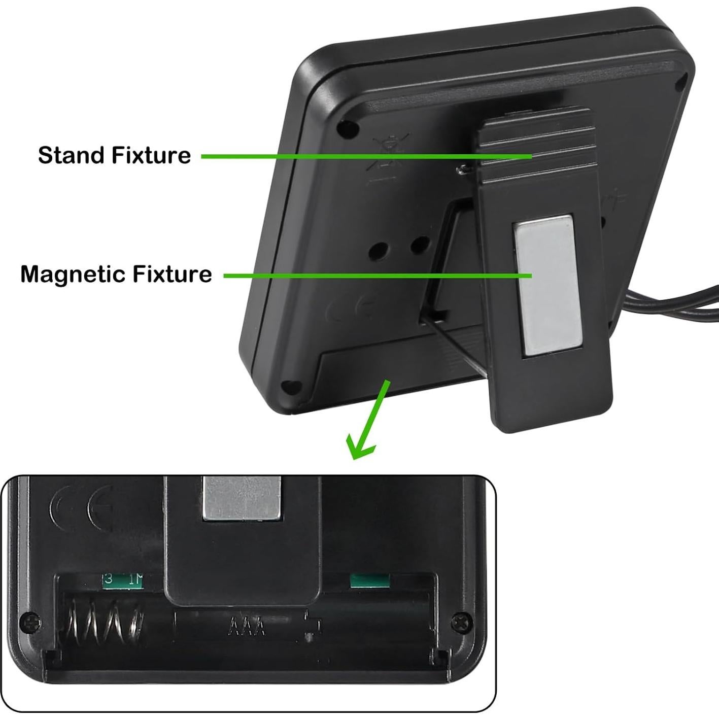 Termómetro Digital AITIAO para Reptiles y Acuarios con Higrómetro