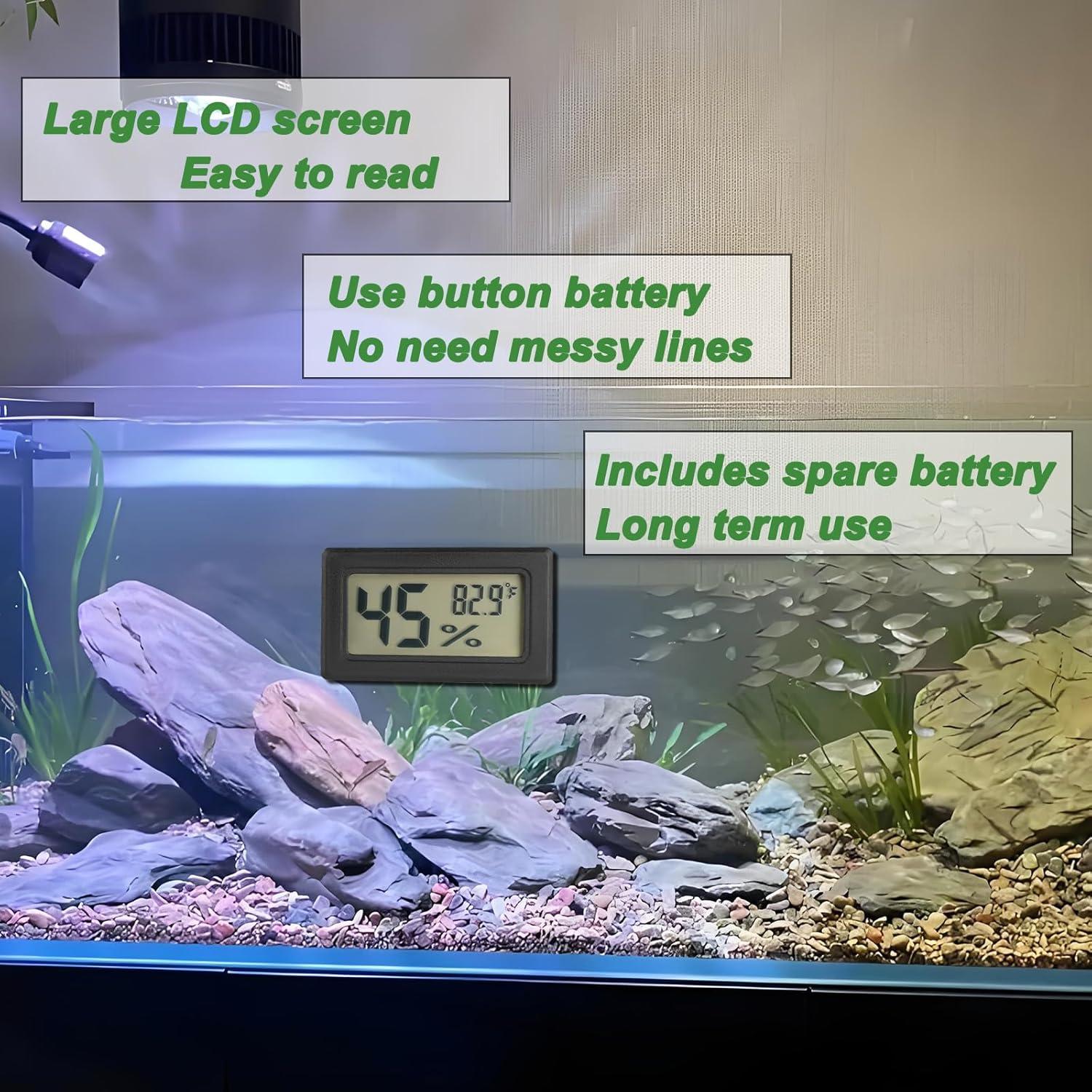 Termómetro Digital y Medidor de Humedad Serundo HT01 para Reptiles