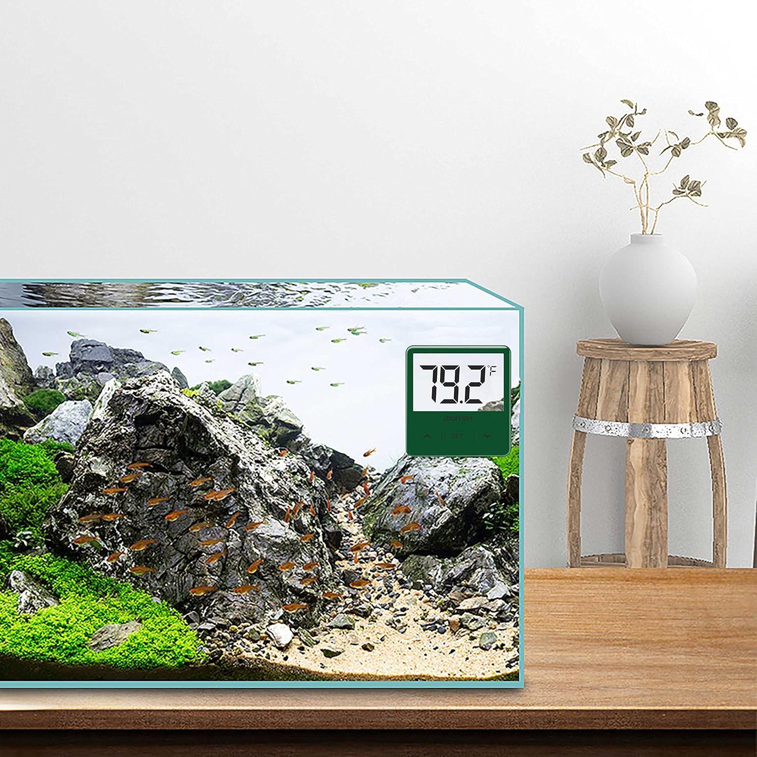 Termómetro Digital de Acuario SENSTREE JPAT33-G-ZJ LCD Verde