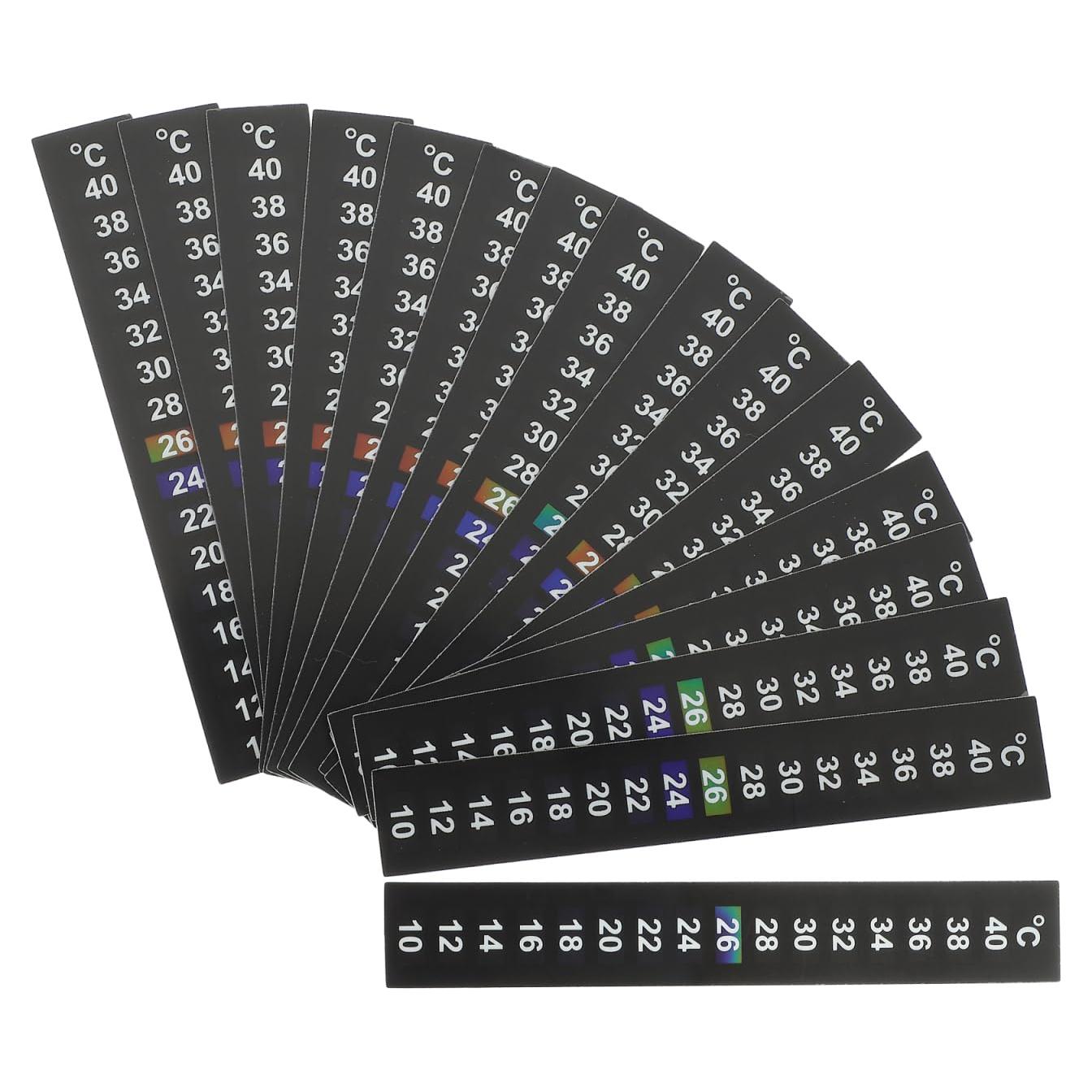 FRCOLOR 30 Pcs Termómetro Adhesivo para Acuario 10-40°C