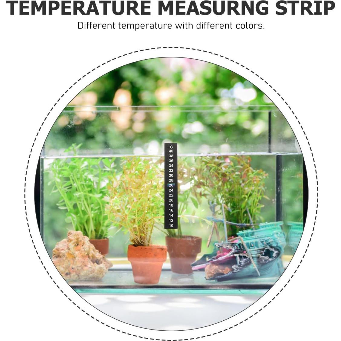 FRCOLOR 30 Pcs Termómetro Adhesivo para Acuario 10-40°C