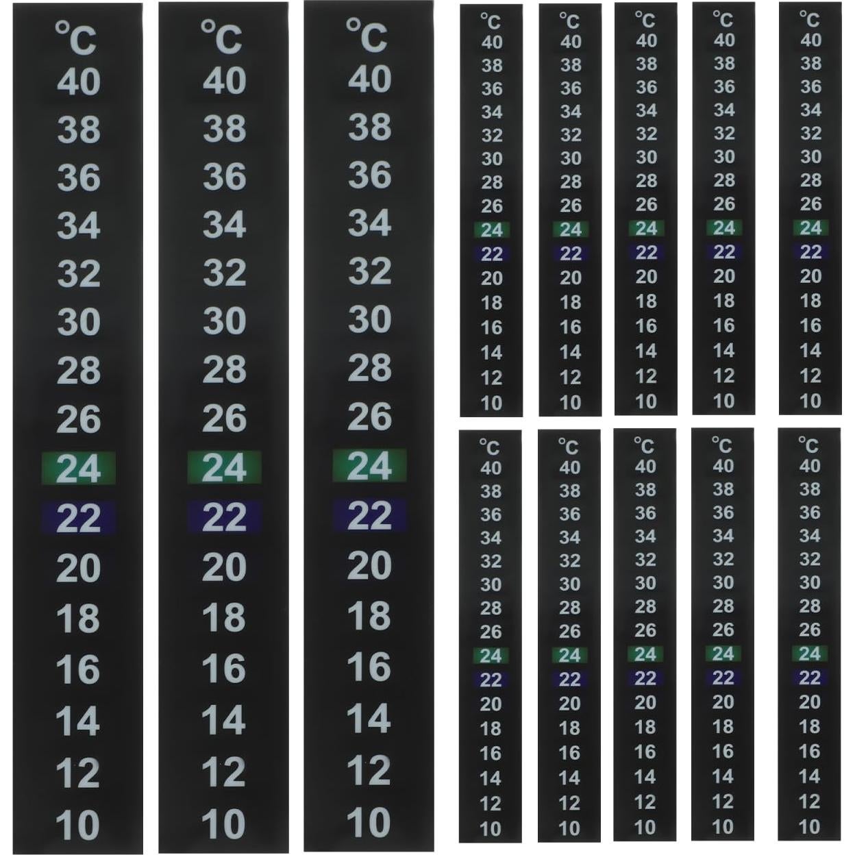 FRCOLOR 30 Pcs Termómetro Adhesivo para Acuario 10-40°C