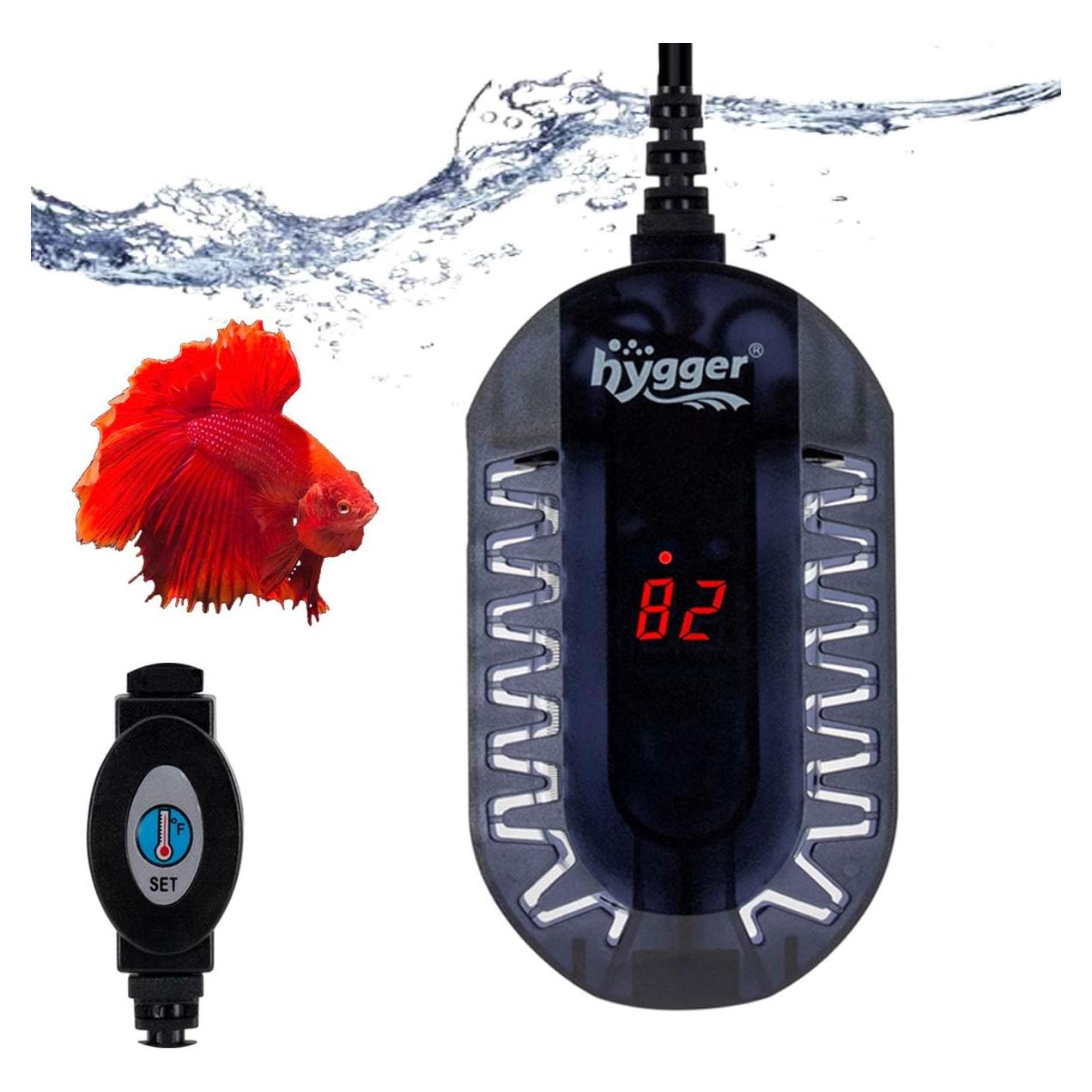 Calentador de Acuario Hygger 100W Sumergible con Termostato