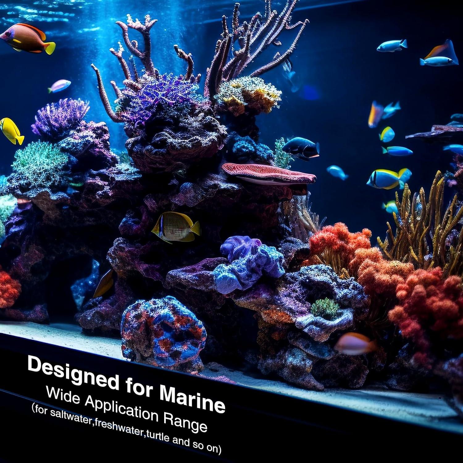 Calentador de Acuario Hygger 500W Titanio Digital 60-120 Gal