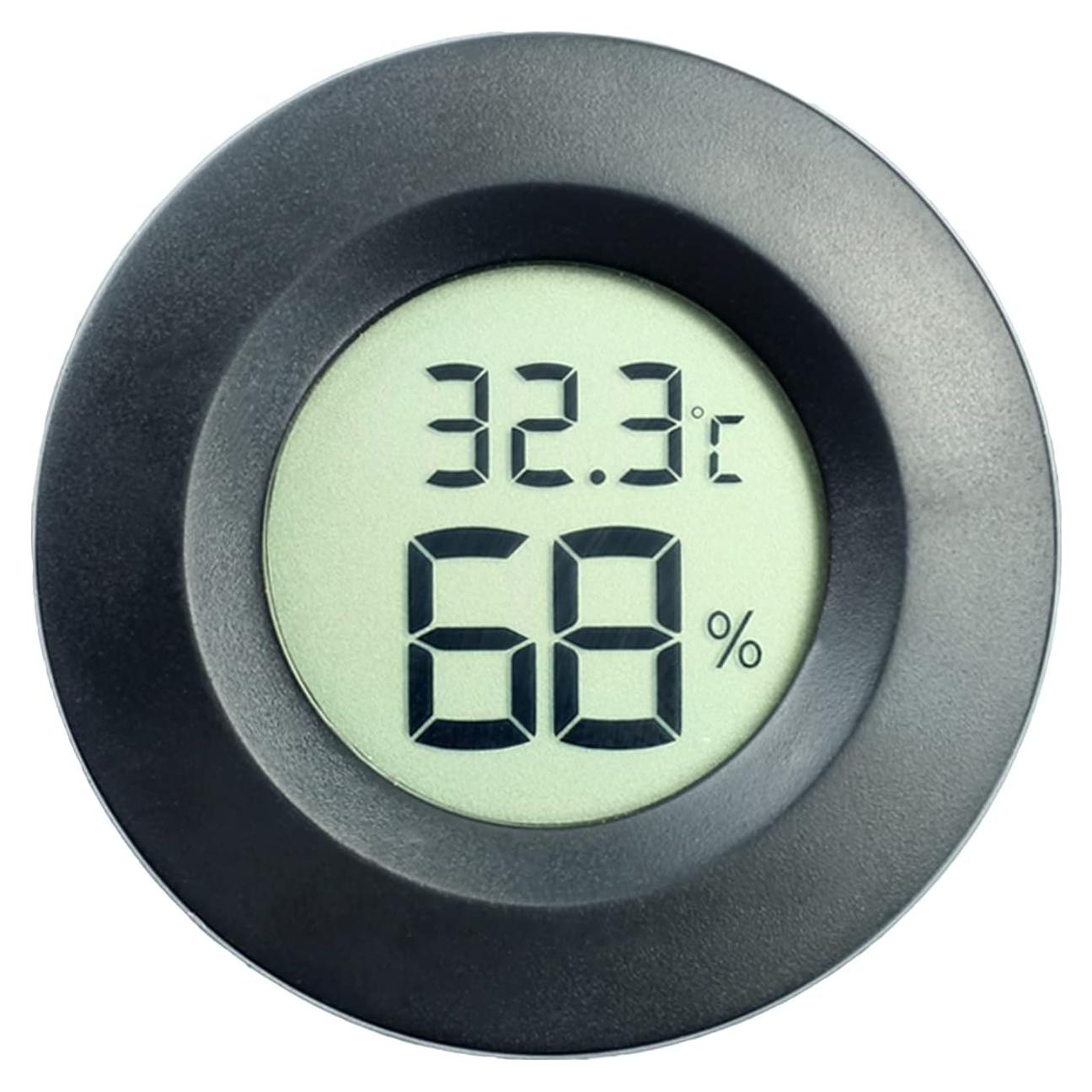 Termómetro Digital LCD KAKASEA 2 en 1 Medidor de Temperatura y Humedad