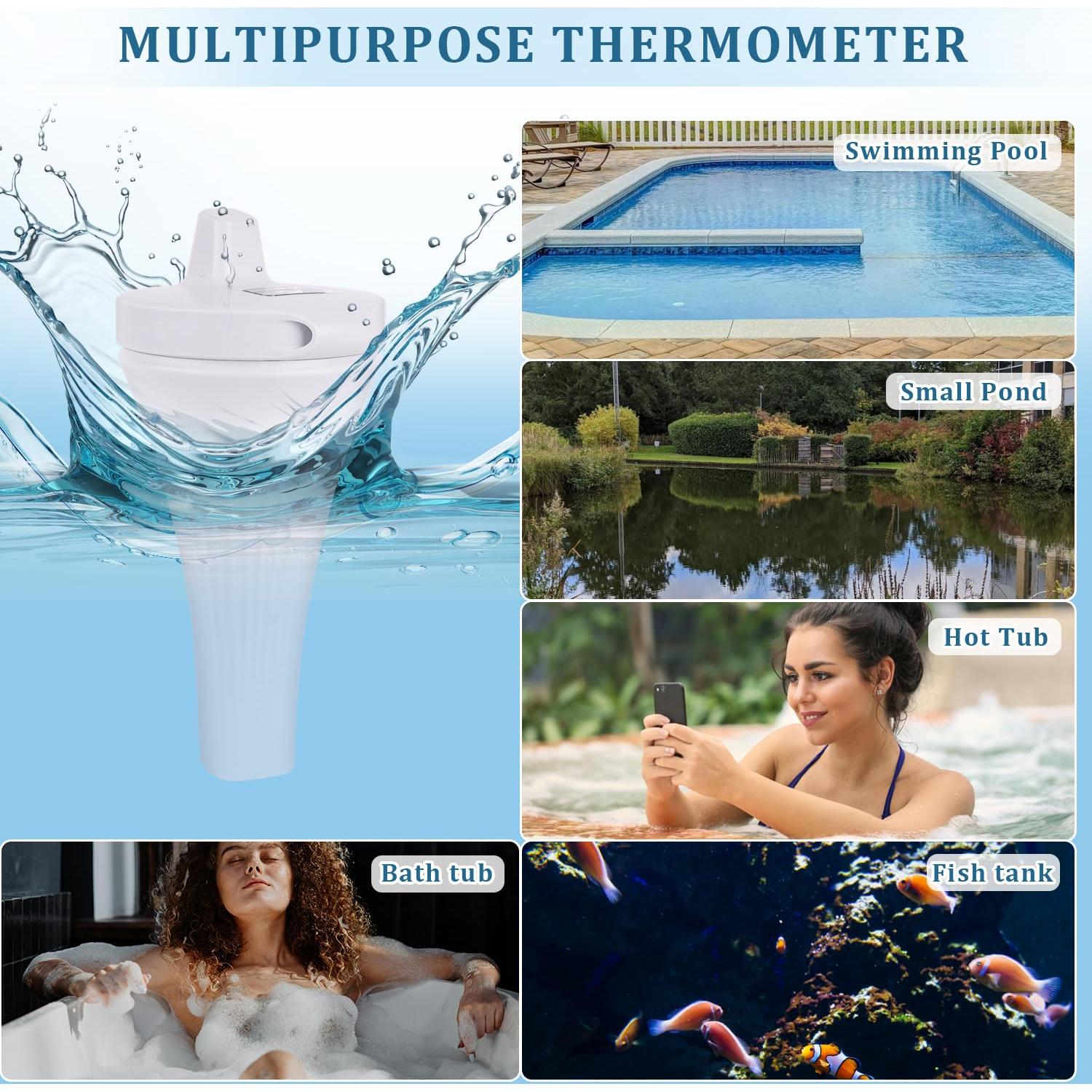 Termómetro Digital Flotante Sunlithome PoolThermometer701 IPX8