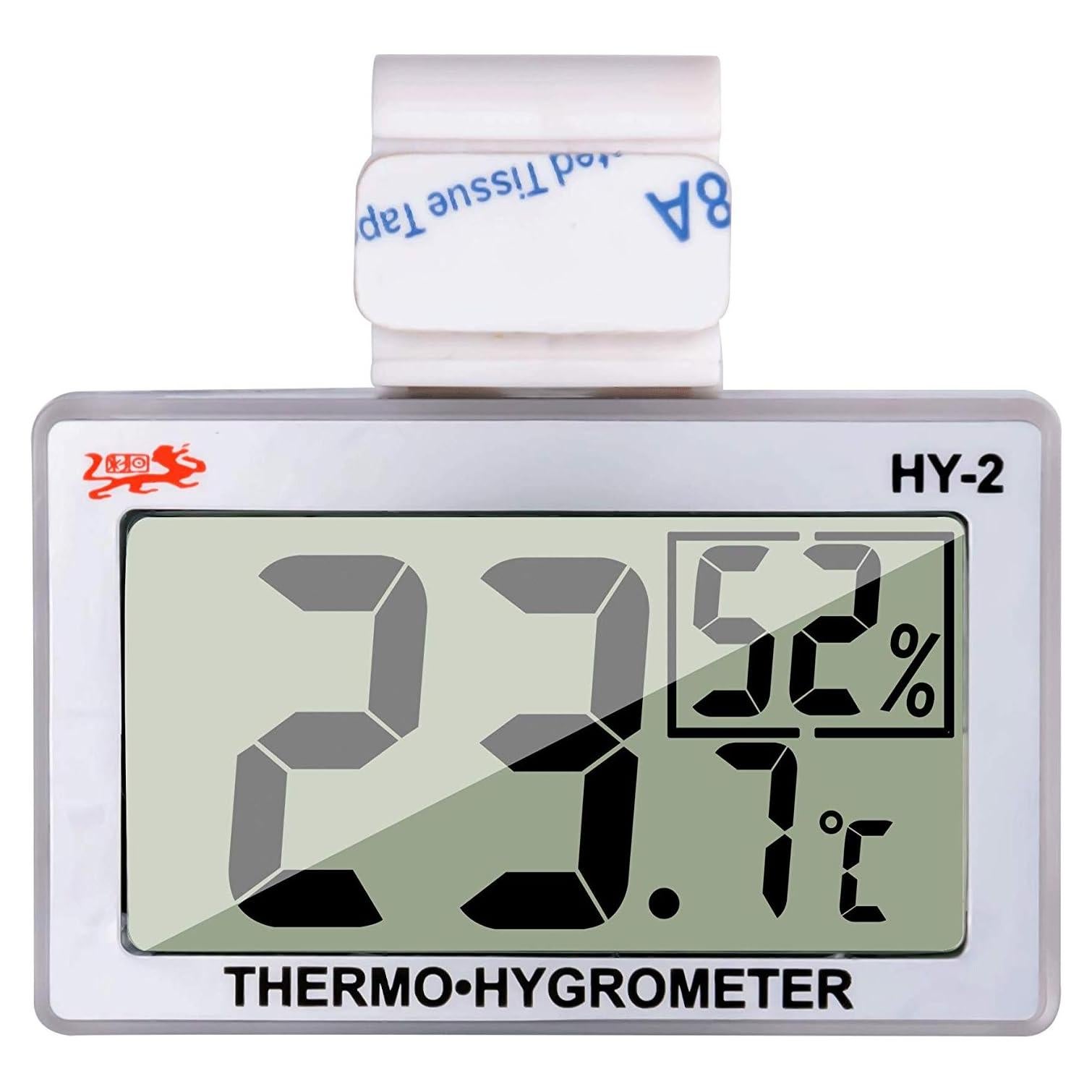 Termómetro Higrómetro Digital Poly para Reptiles LCD 52.83x33.02mm