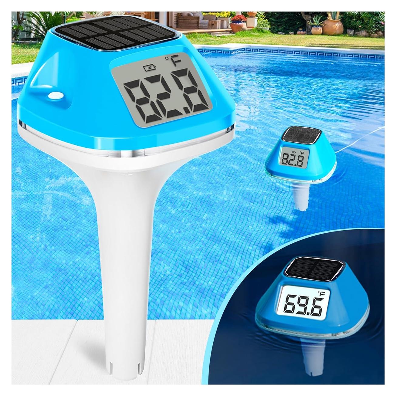 Termómetro Digital Flotante DeeprBlu para Piscina 2025 LCD XL