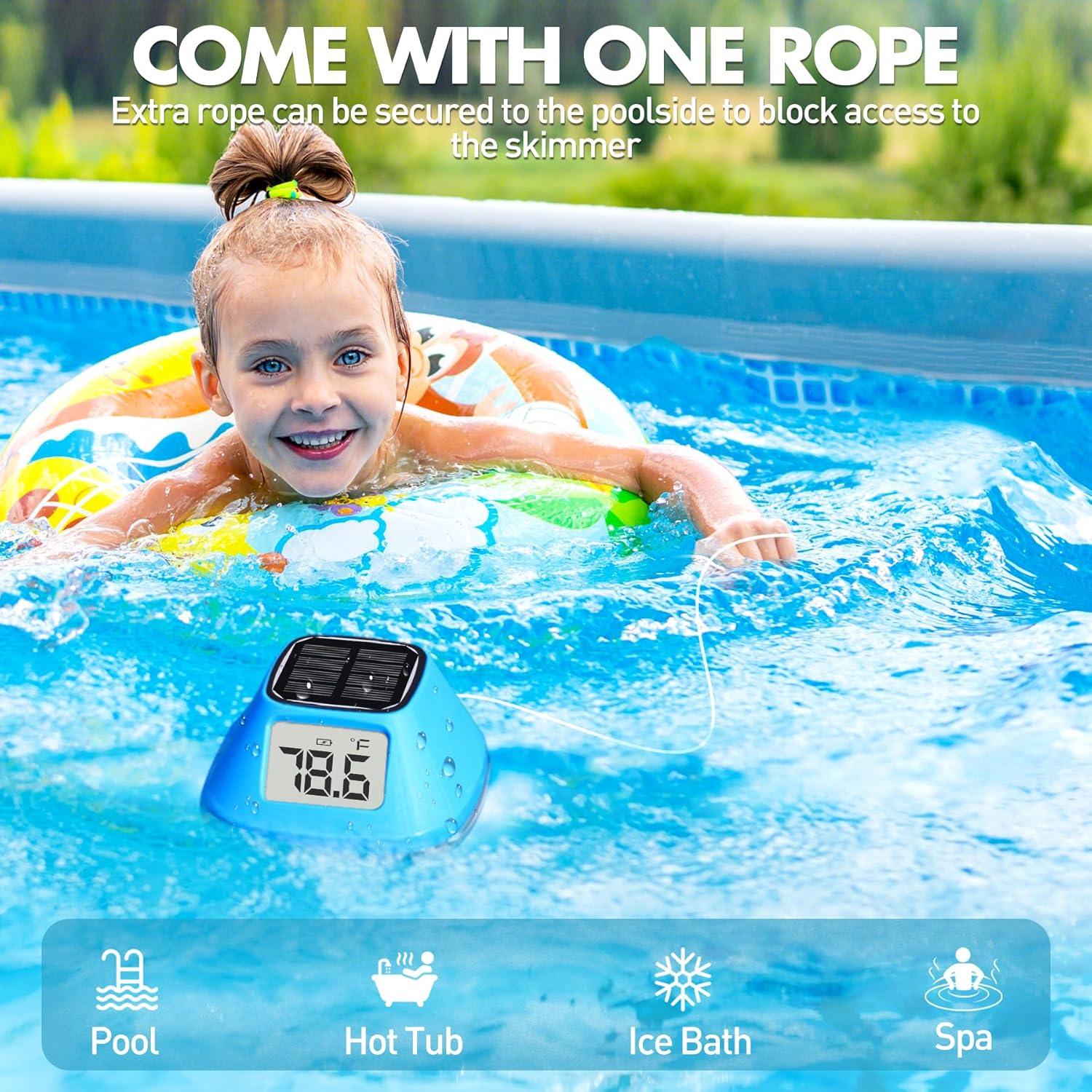 Termómetro Digital Flotante DeeprBlu para Piscina 2025 LCD XL