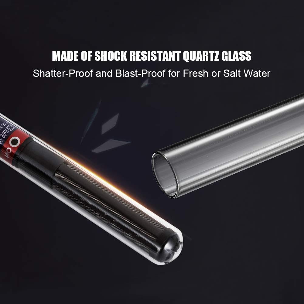 Calentador de Acuario Sumergible MQ 200W con Termostato y Termómetro