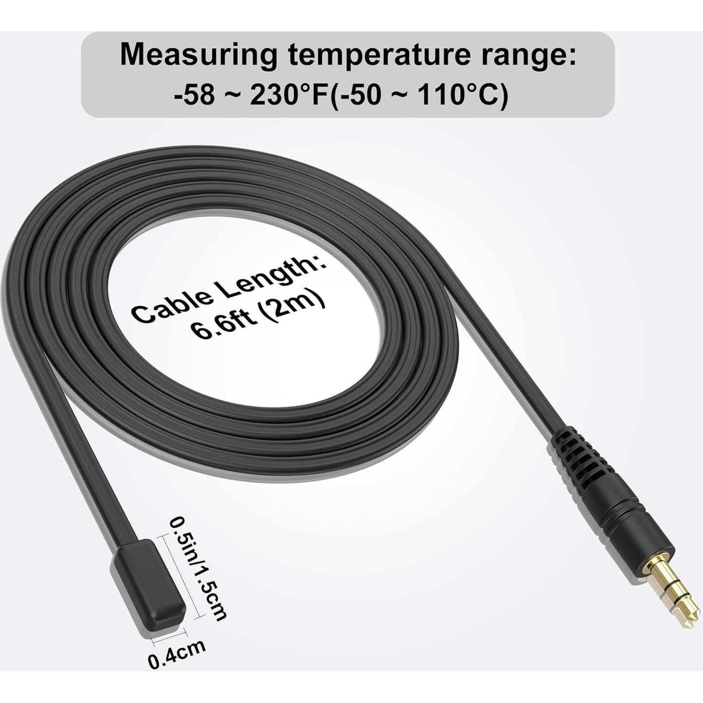 Sonda de Sensor de Temperatura NTC 10K WILLHI 2m Impermeable