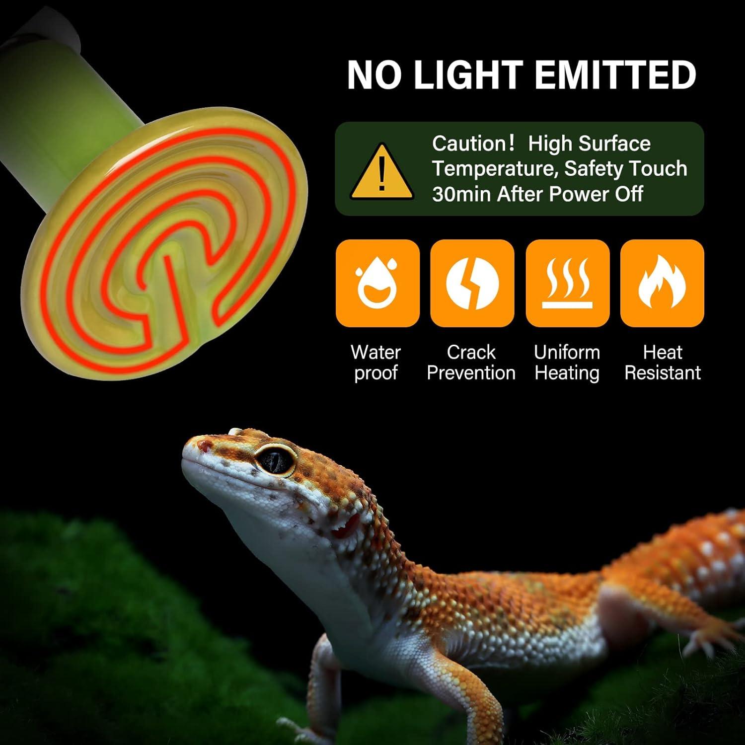 Bombilla de Calor Cerámica Simple Deluxe 150W 2-Pack Verde