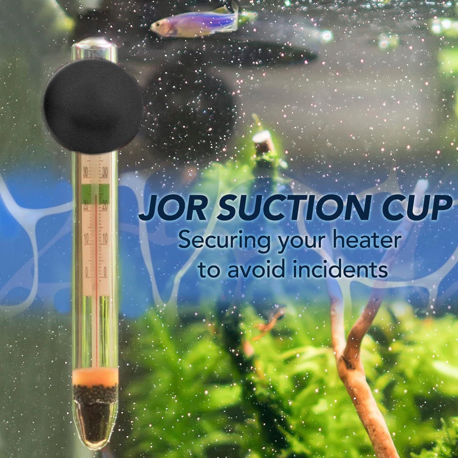 Paquete de 12 Ventosas de Silicona JOR para Acuarios 2.54 cm