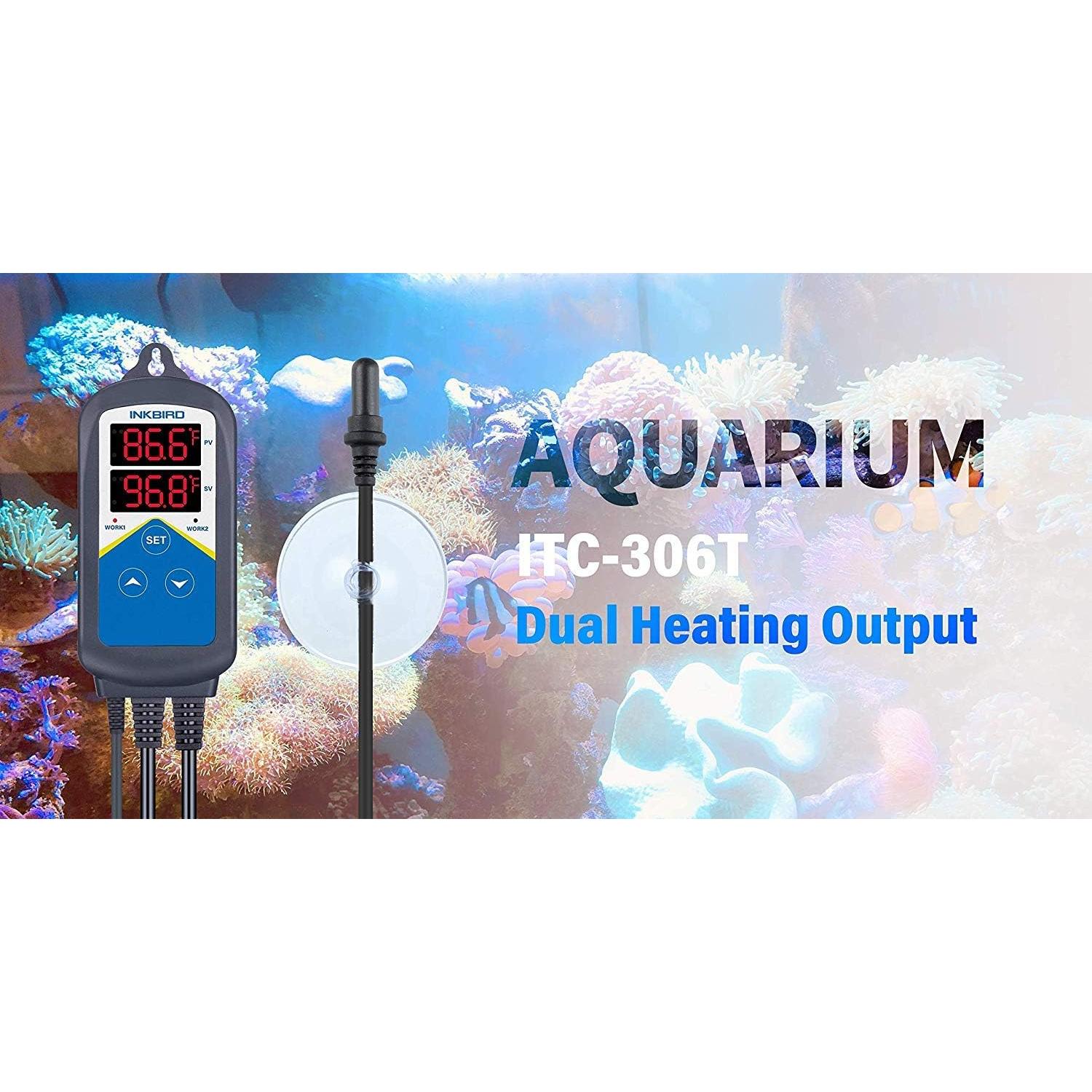 Termostato Digital Inkbird ITC-306T para Acuario y Reptiles