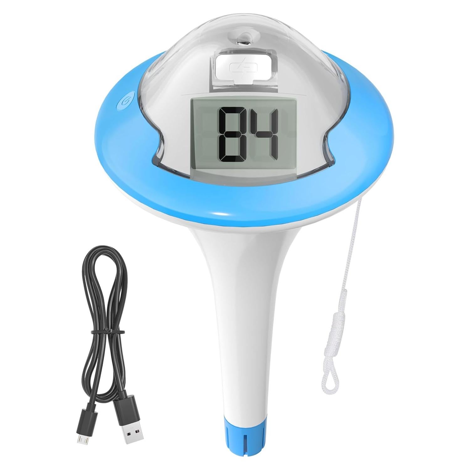 Termómetro de piscina BALDR recargable fácil lectura 29°C