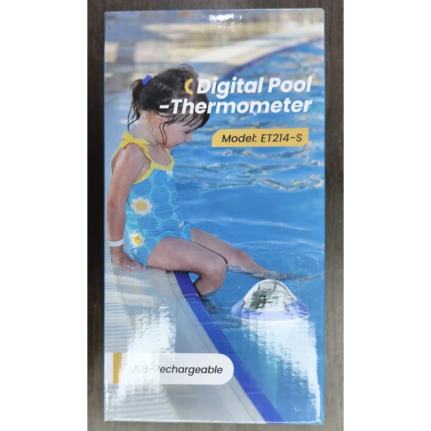 Termómetro de piscina BALDR recargable fácil lectura 29°C