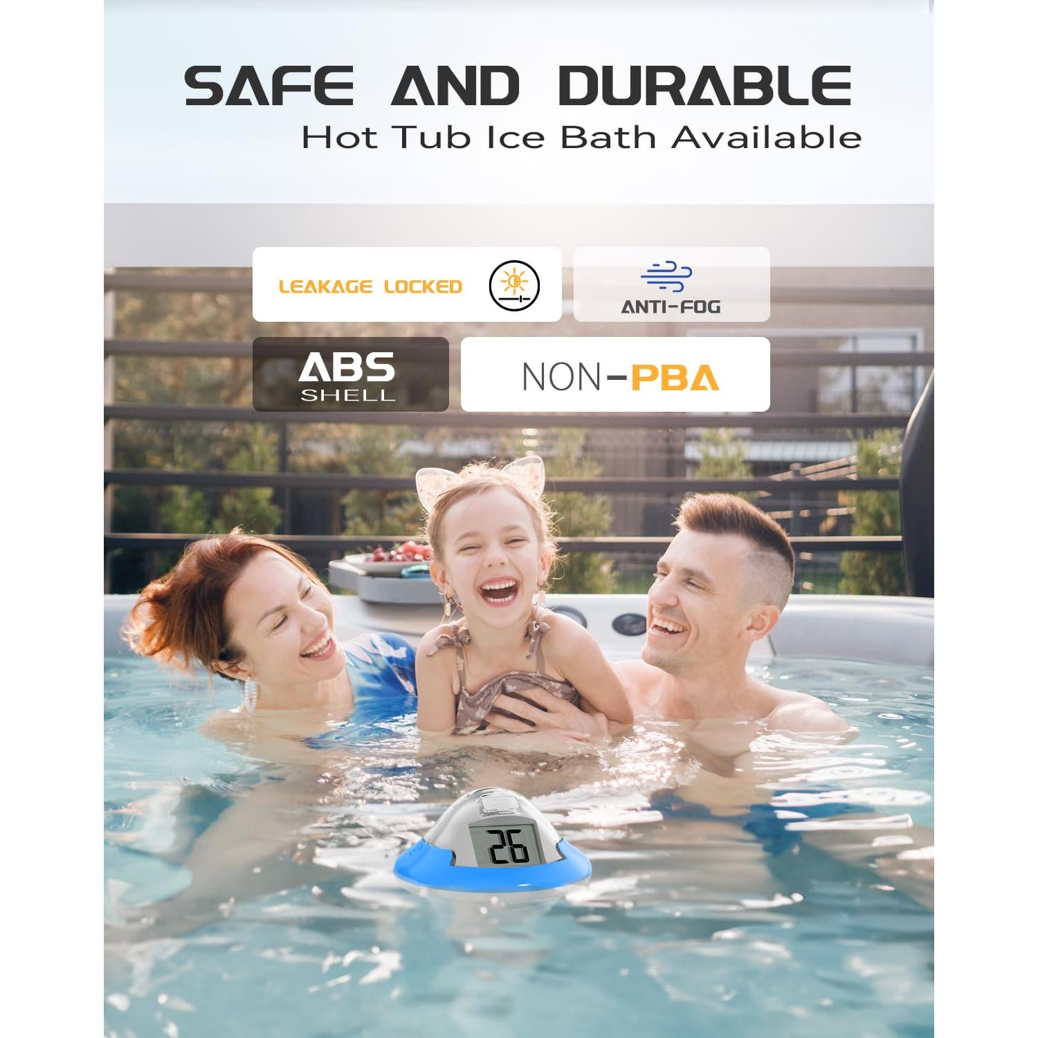 Termómetro de piscina BALDR recargable fácil lectura 29°C