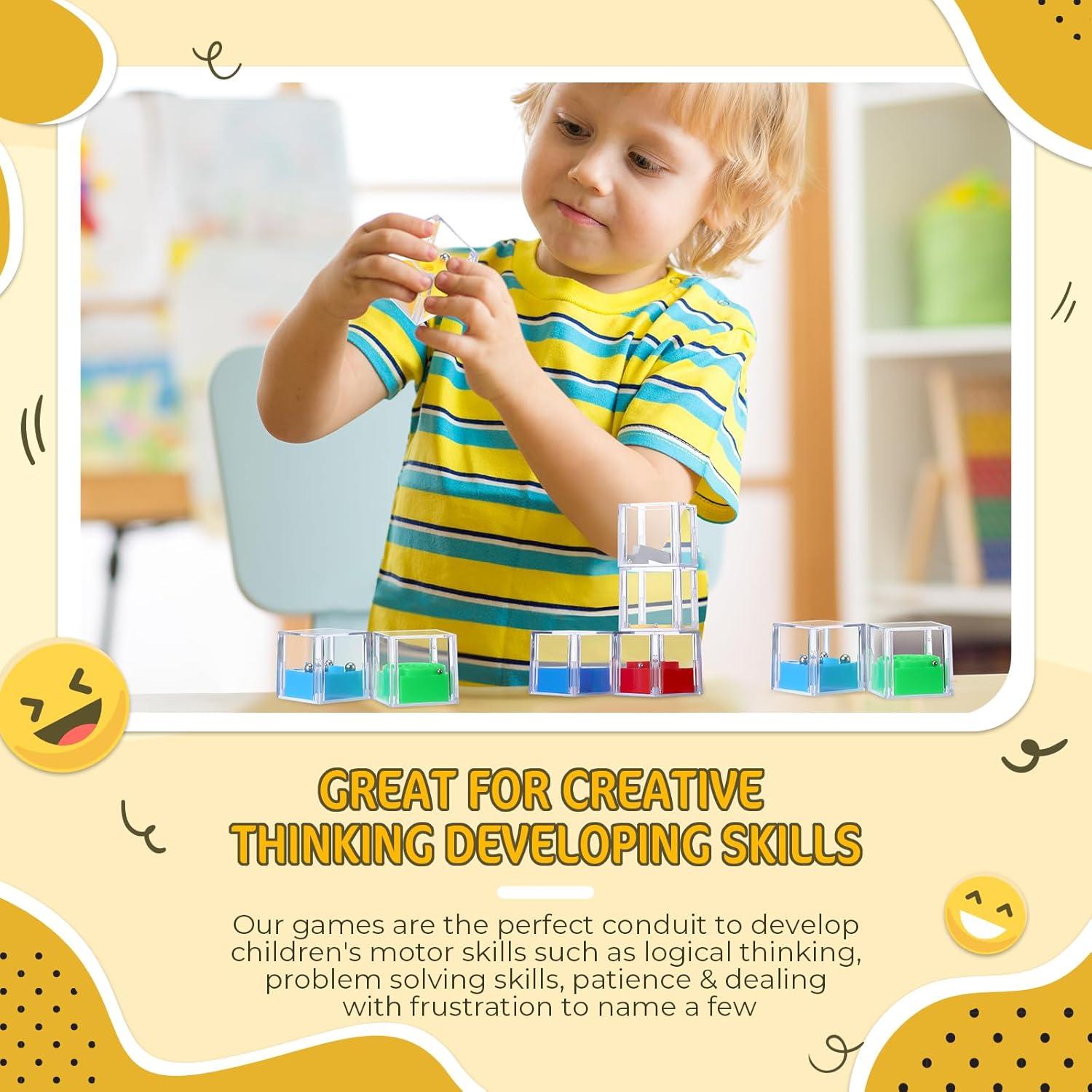 72 Mini Cubos Rompecabezas 3D Gemscream 3.8 cm - Juguetes Educativos