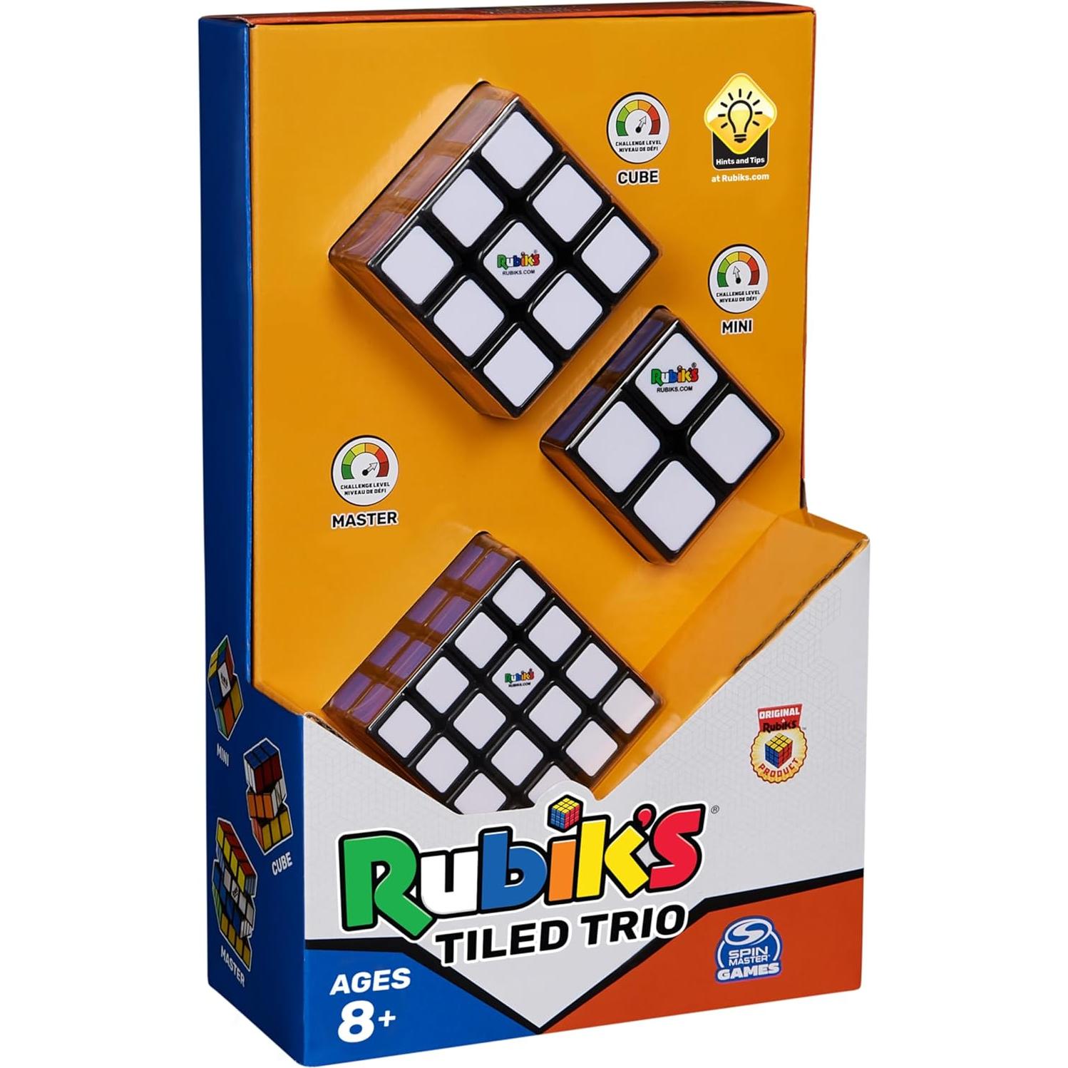 Cubo Rubik Paquete Tiled Trio 2x2 3x3 4x4 Spin Master