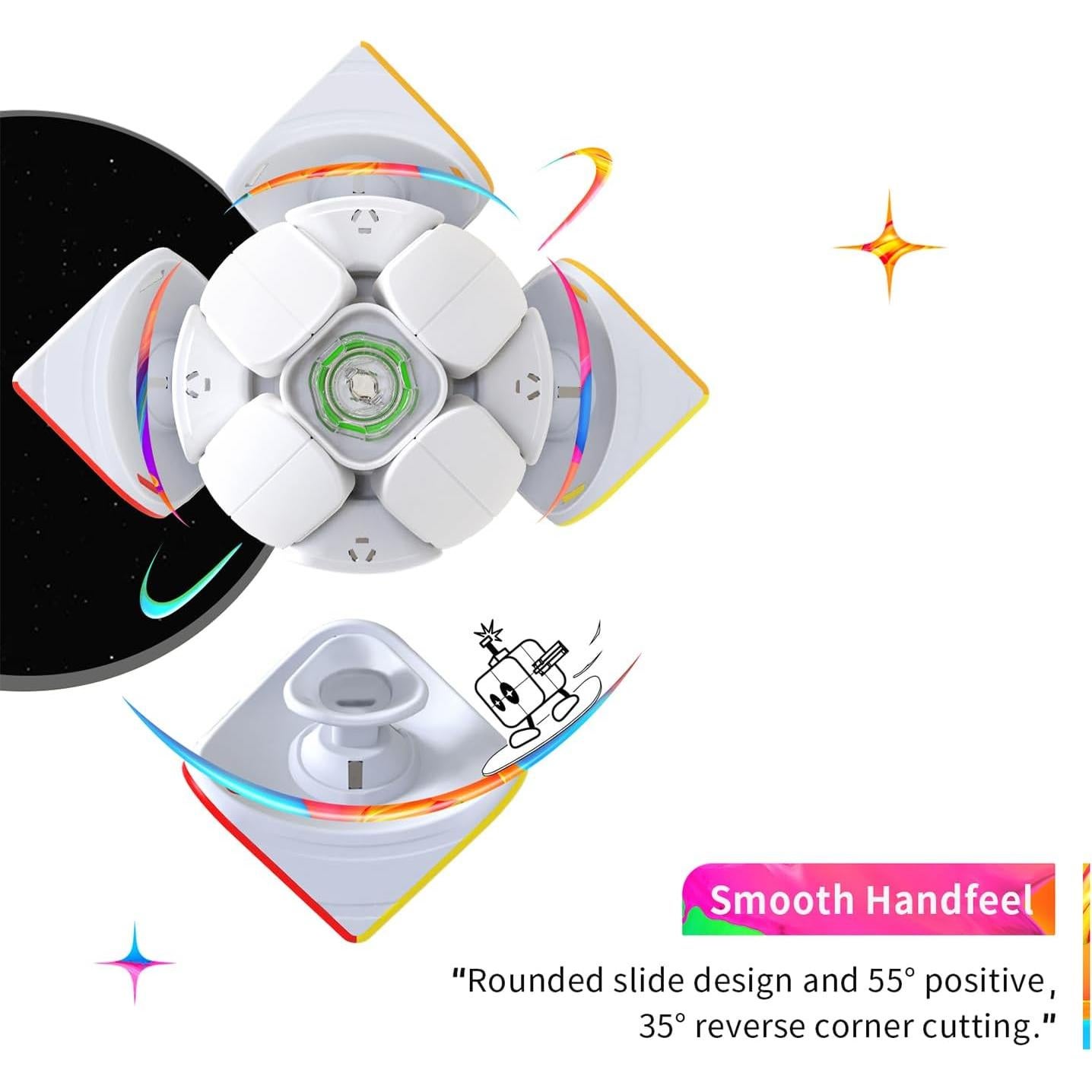 Cubo Magnético GAN 251 M Air 2x2 para Principiantes - 81.92g