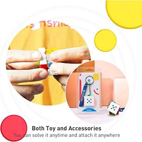 Cubo Llavero GAN 330 3x3 Cubo Rápido Antiestrés 19.94g