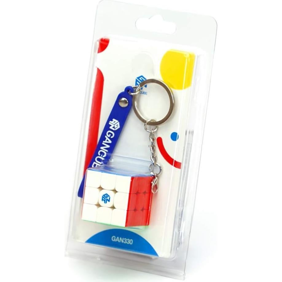 Cubo Llavero GAN 330 3x3 Cubo Rápido Antiestrés 19.94g