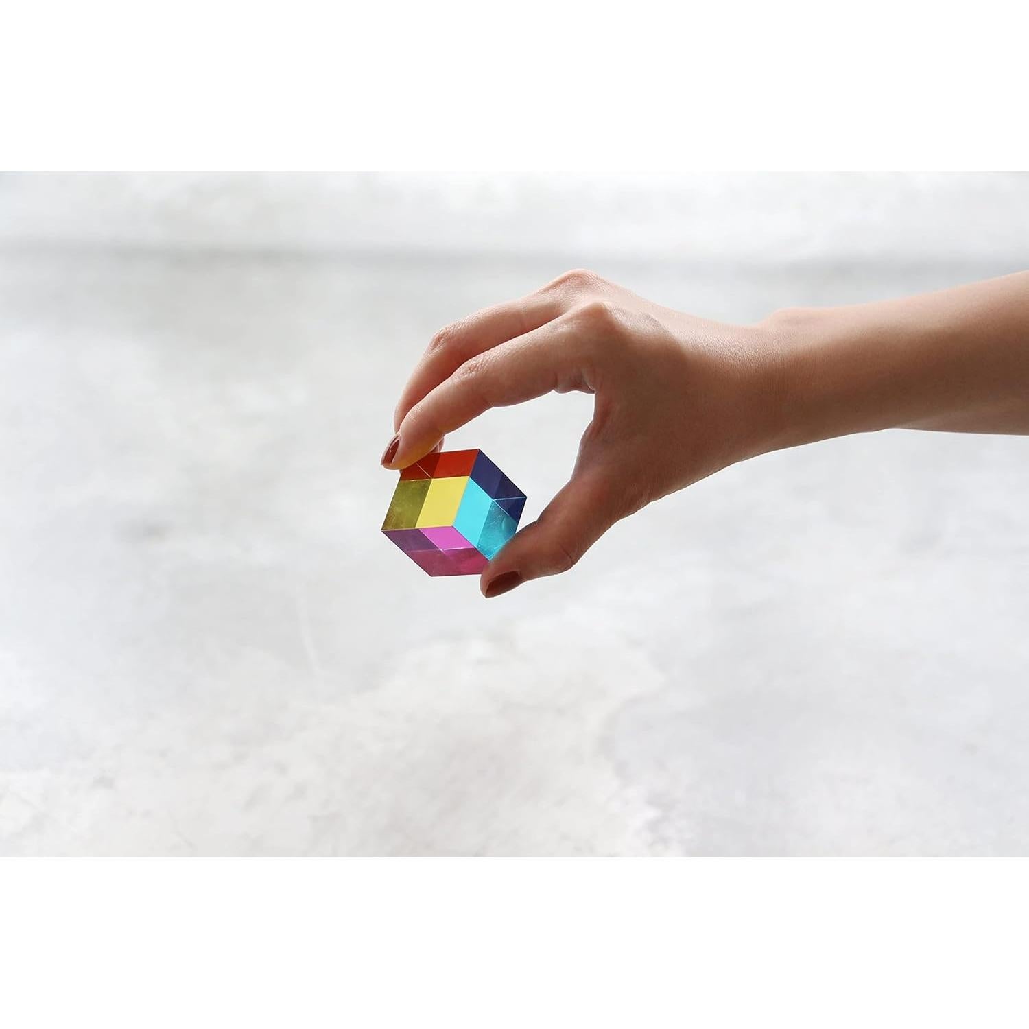 Cubo CMY Educativo 30mm - Cian, Magenta y Amarillo - Juguete Sensorial