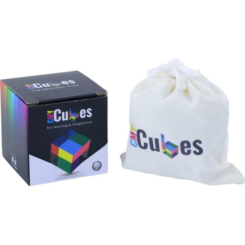 Cubo CMY Educativo 30mm - Cian, Magenta y Amarillo - Juguete Sensorial