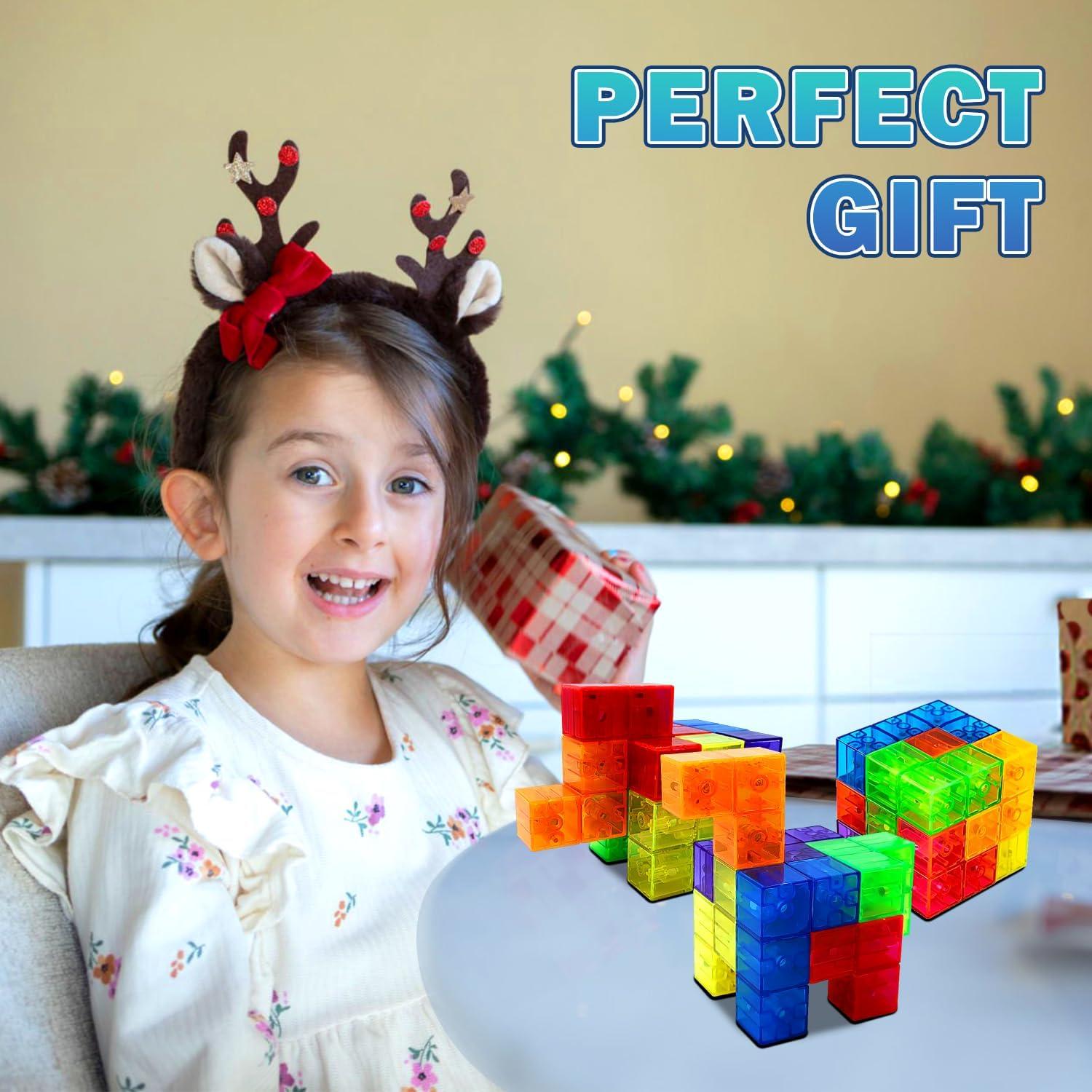 Bloques de Construcción Magnéticos Coskehan 7 Pcs 3D STEM