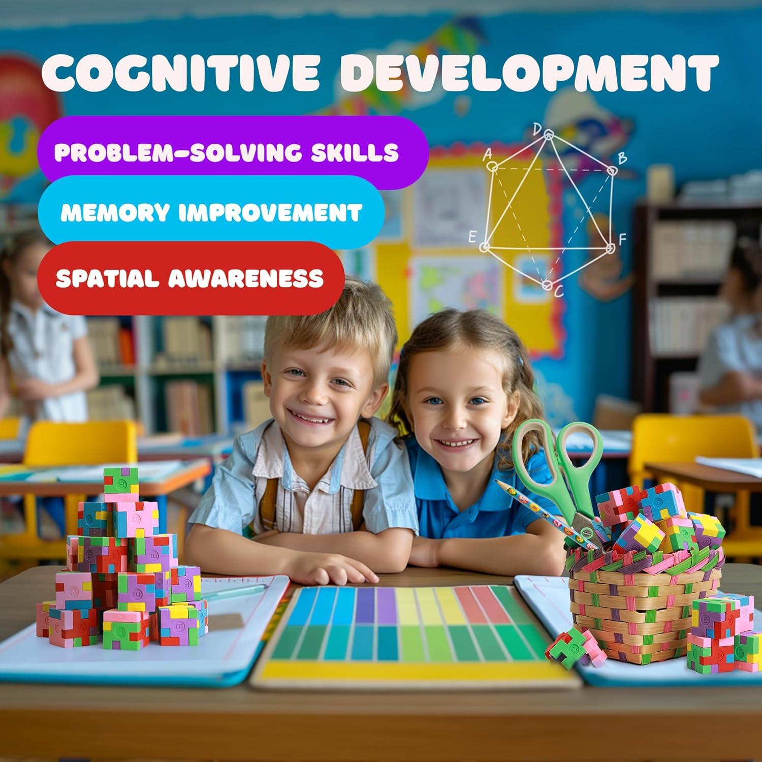 Borradores 3D Entervending Cubo Puzzle Mini 12 Piezas