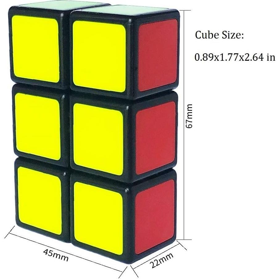 Cubo de Velocidad 1x2x3 Negro GoodCube - Juguete Educativo