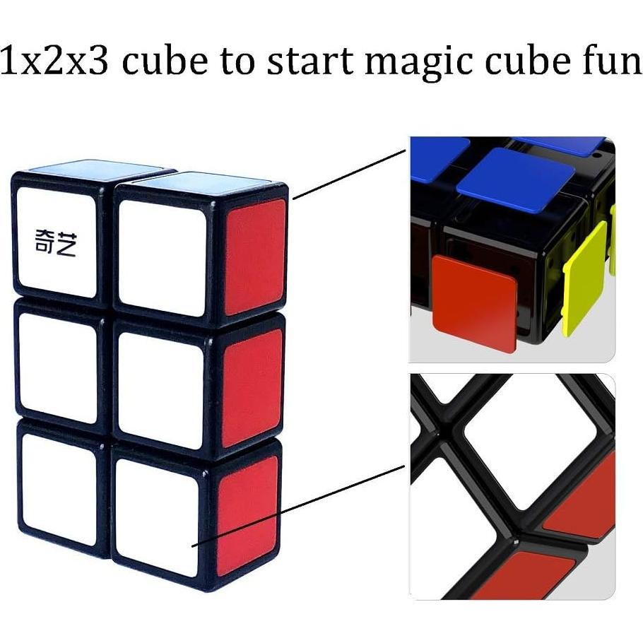 Cubo de Velocidad 1x2x3 Negro GoodCube - Juguete Educativo