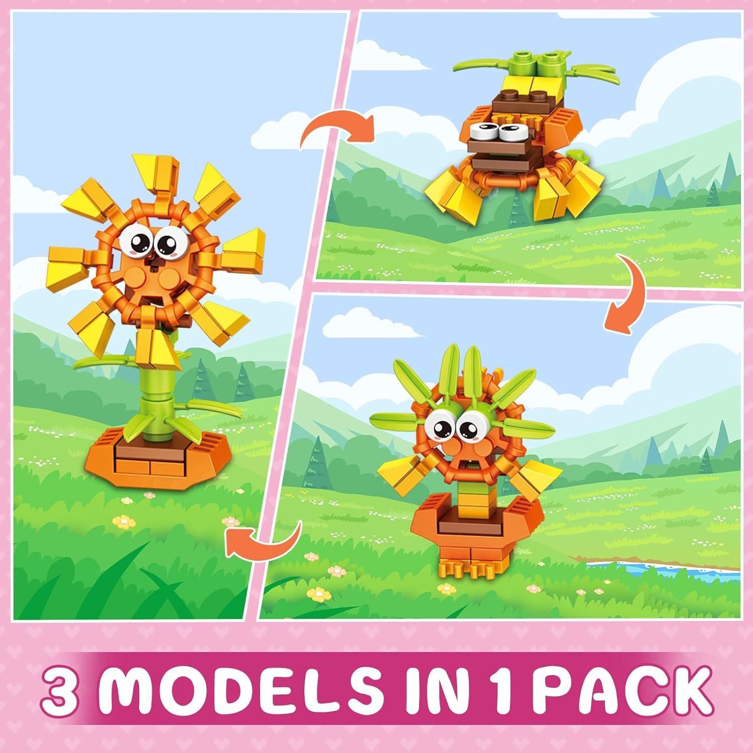 36 Paquetes de Regalos de Construcción de Flores IMCUAMK