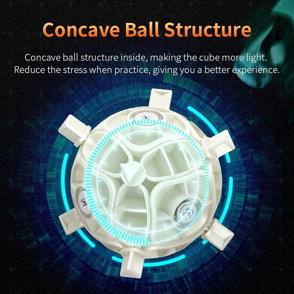 Cubo de Velocidad Magnético Moyu RS2M 2x2 Ajustable 90g